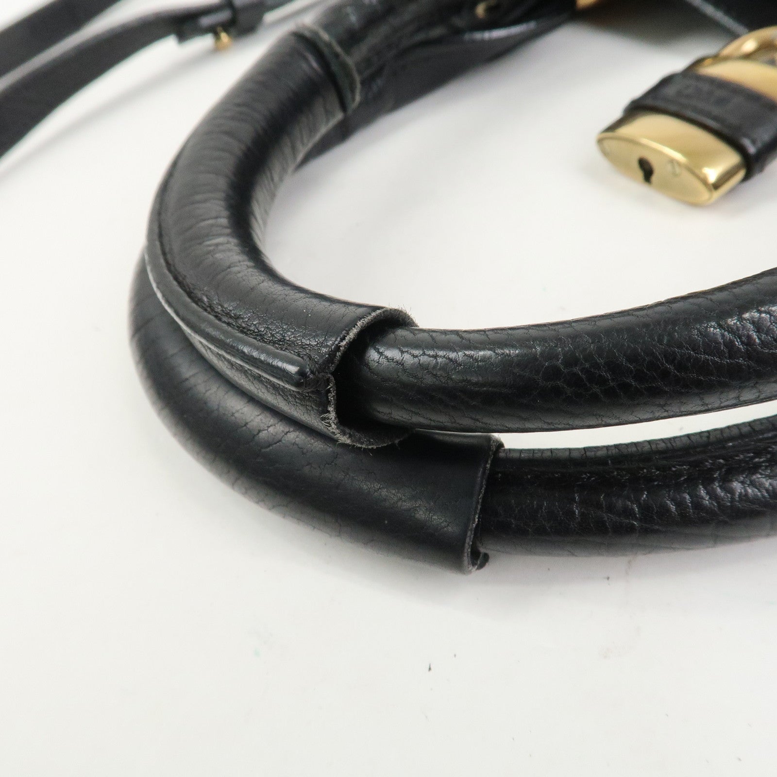 Chloe Paddington Leather 2Way Bag Shoulder Bag Black