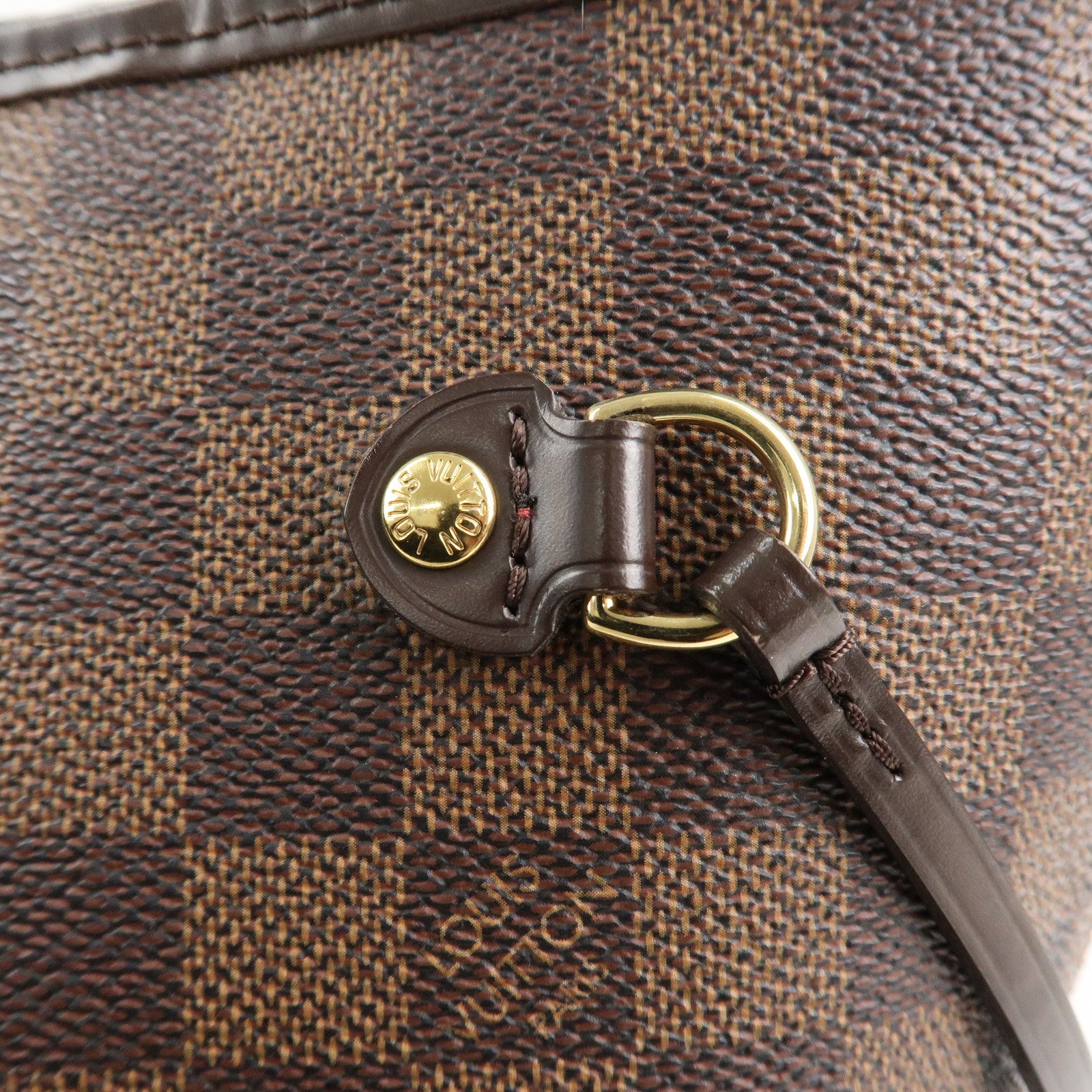 Louis Vuitton Damier Ebene Canvas Neverfull MM Tote Bag N51105 Used