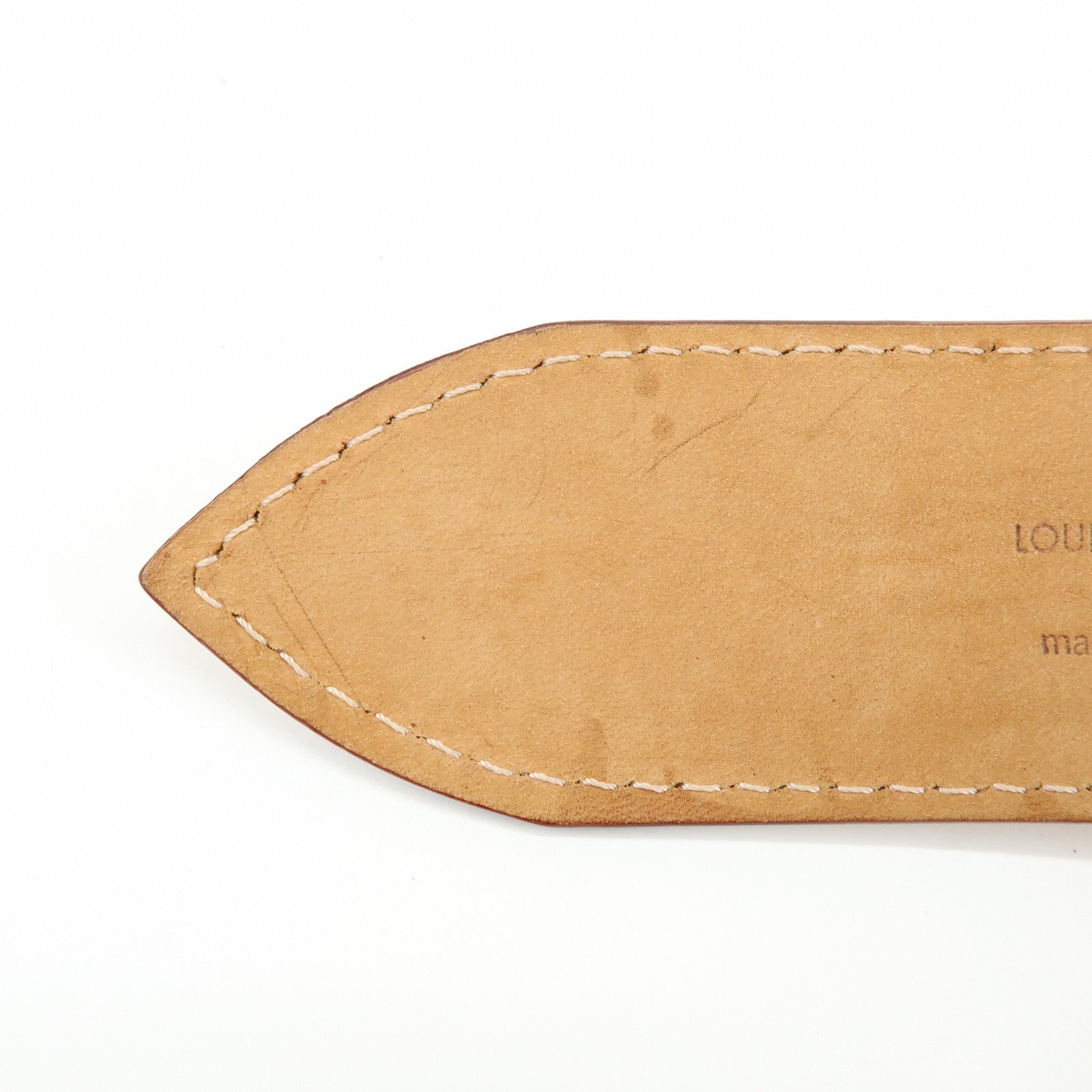 Louis Vuitton Monogram Ceinture Perforee Belt 90/36 Brown M6939