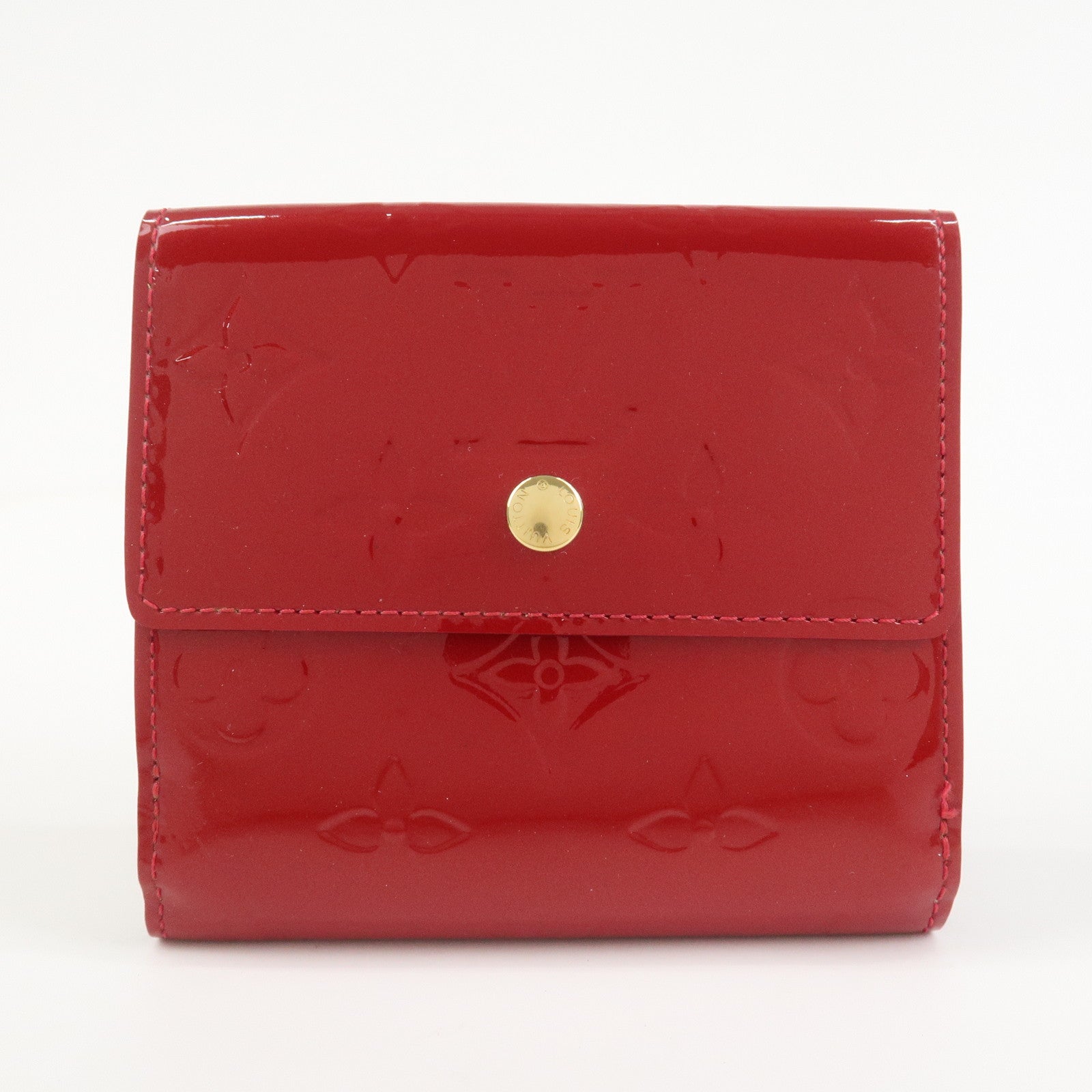 Louis Vuitton Vernis Porte Monnaie Billets Cartes de Credit M91982