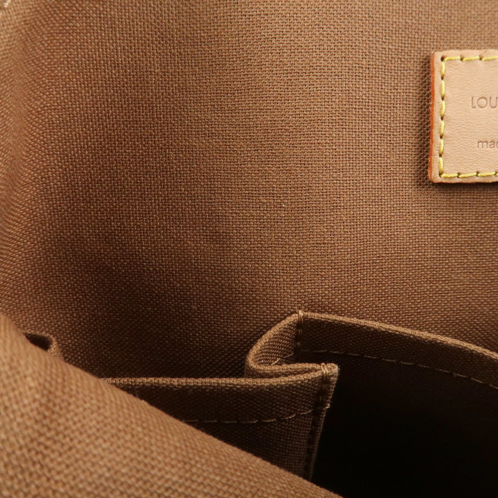 Louis Vuitton Monogram Lockit PM Hand Bag Tote Bag Brown M40102