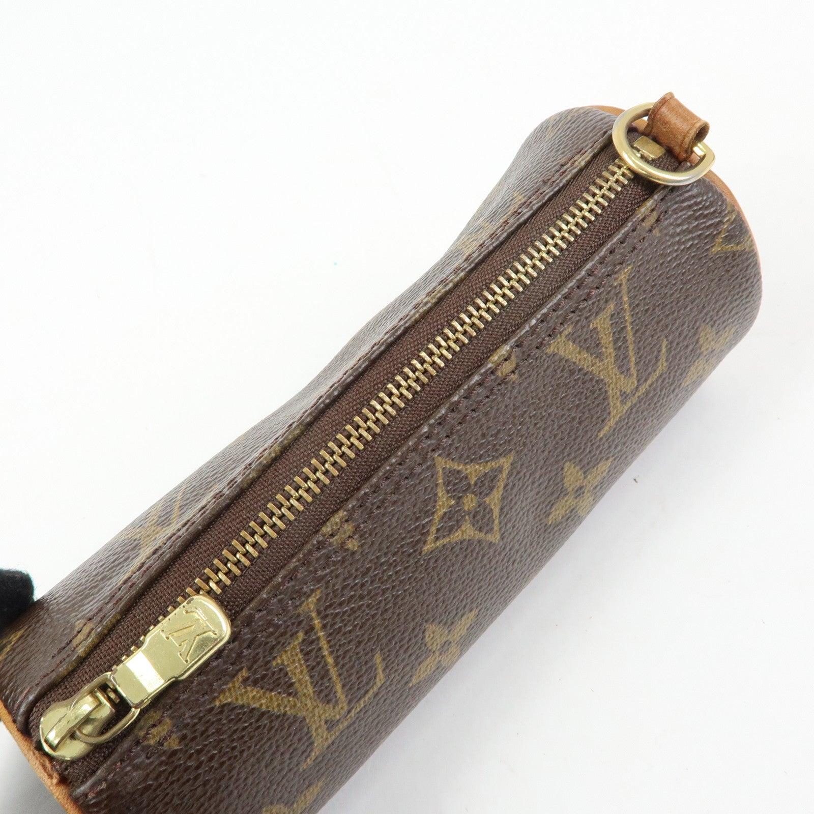 Louis Vuitton Monogram Set of 2 Pouch for Papillon Bag Brown Used