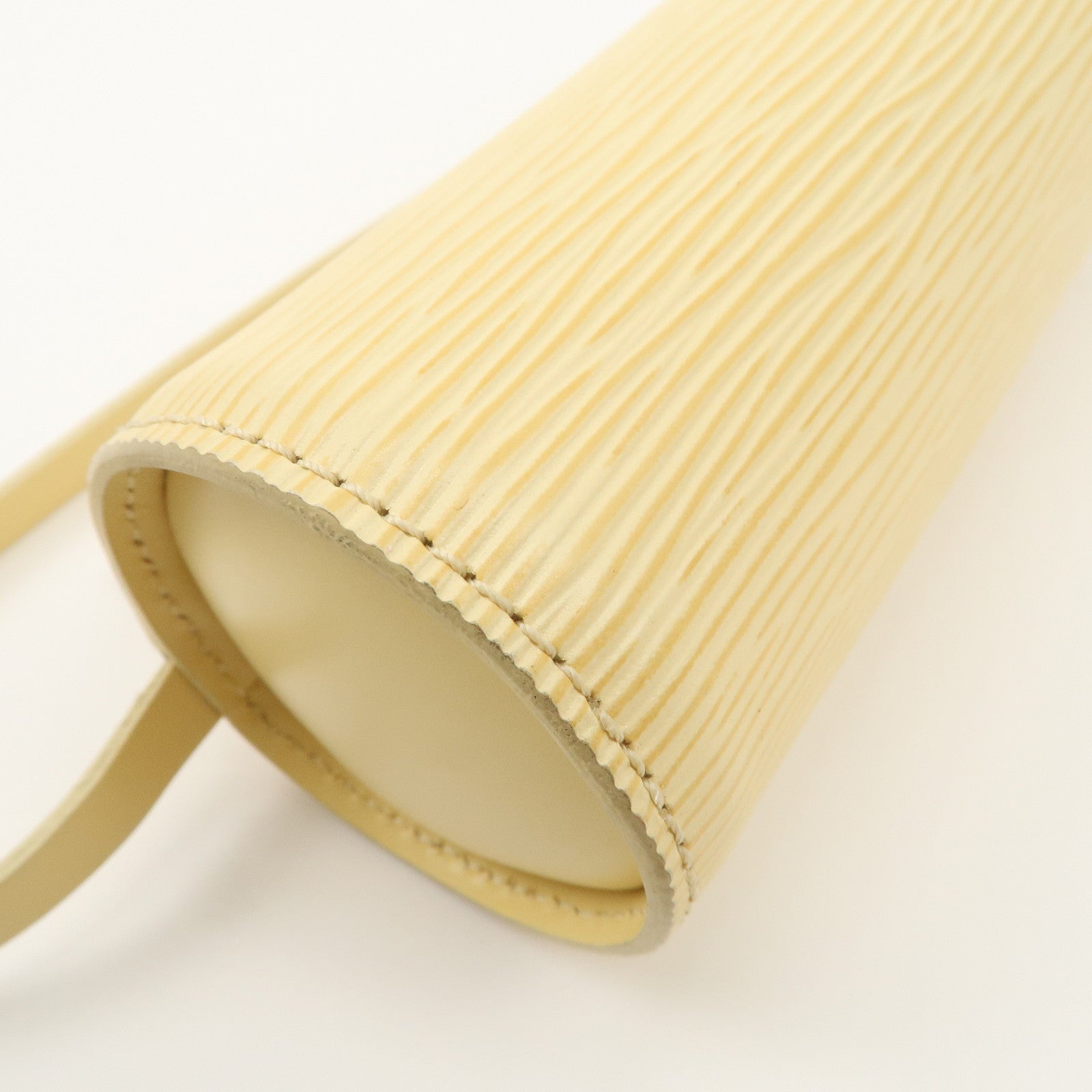 Louis Vuitton Epi Set of 2 Mini Pouch For Soufflo Bag Ivory Blue Used