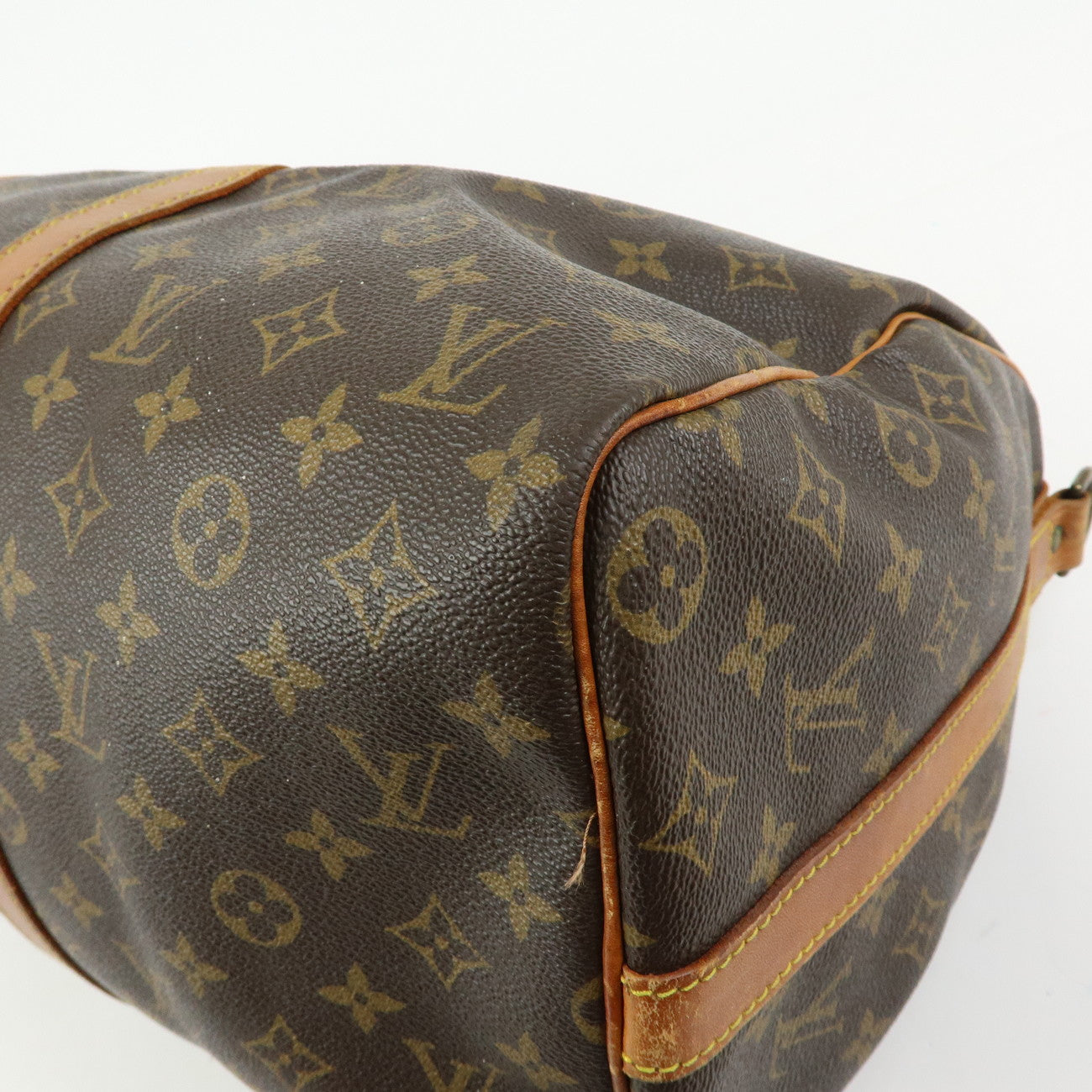 Louis Vuitton Monogram Keep All Bandouliere 45 Boston Bag M41418
