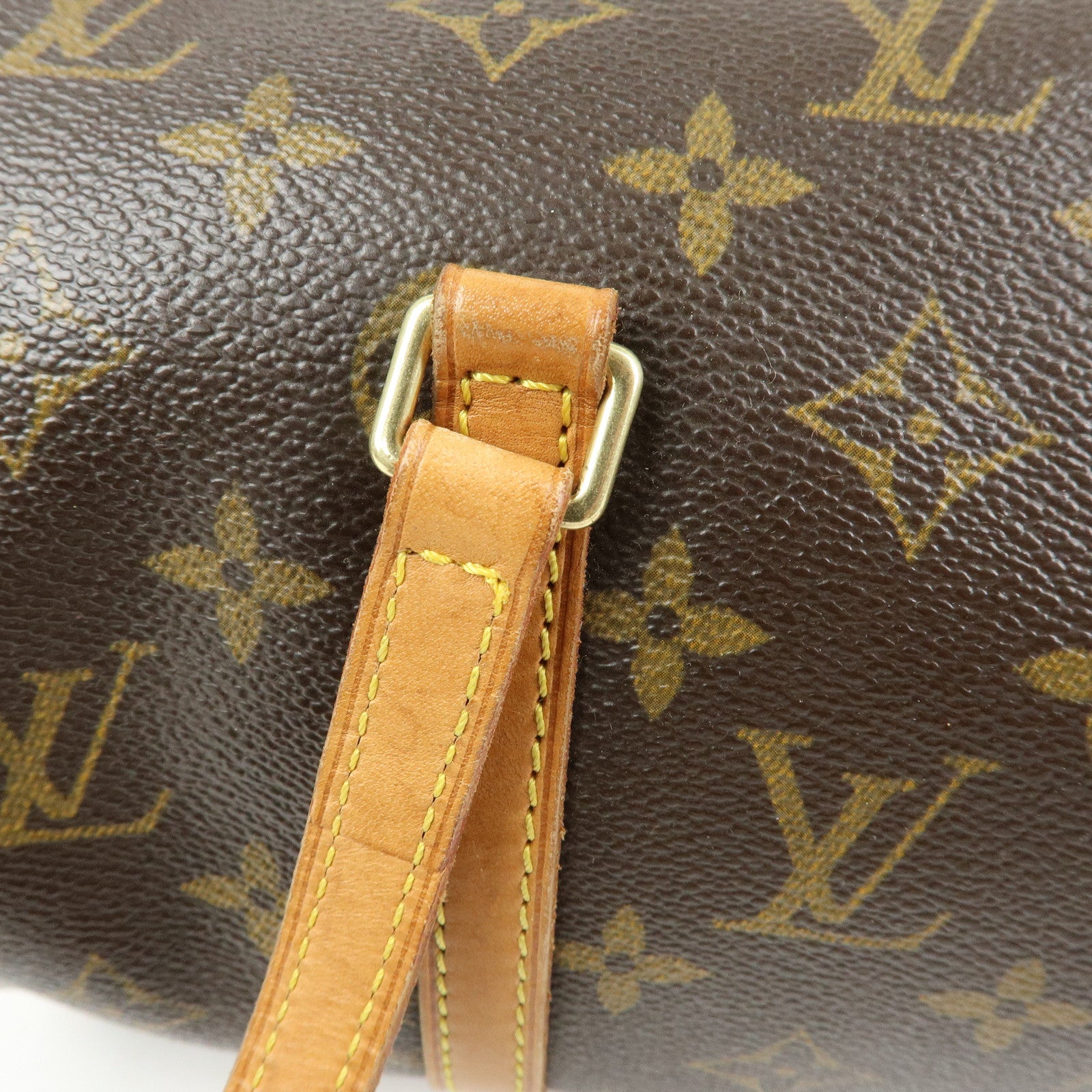 Louis Vuitton Monogram Papillon 30 Hand Bag Brown M51385