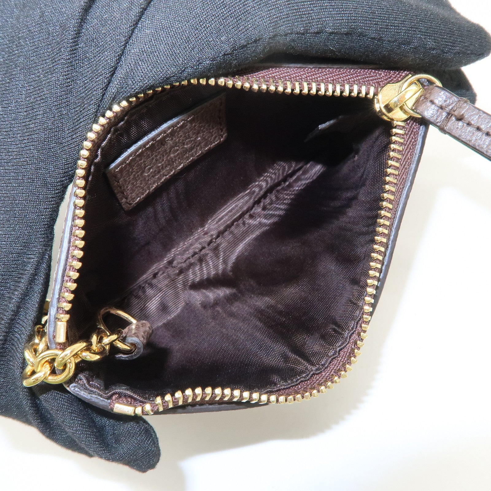 GUCCI GG Supreme Leather Coin Case Key Case 772321 Used