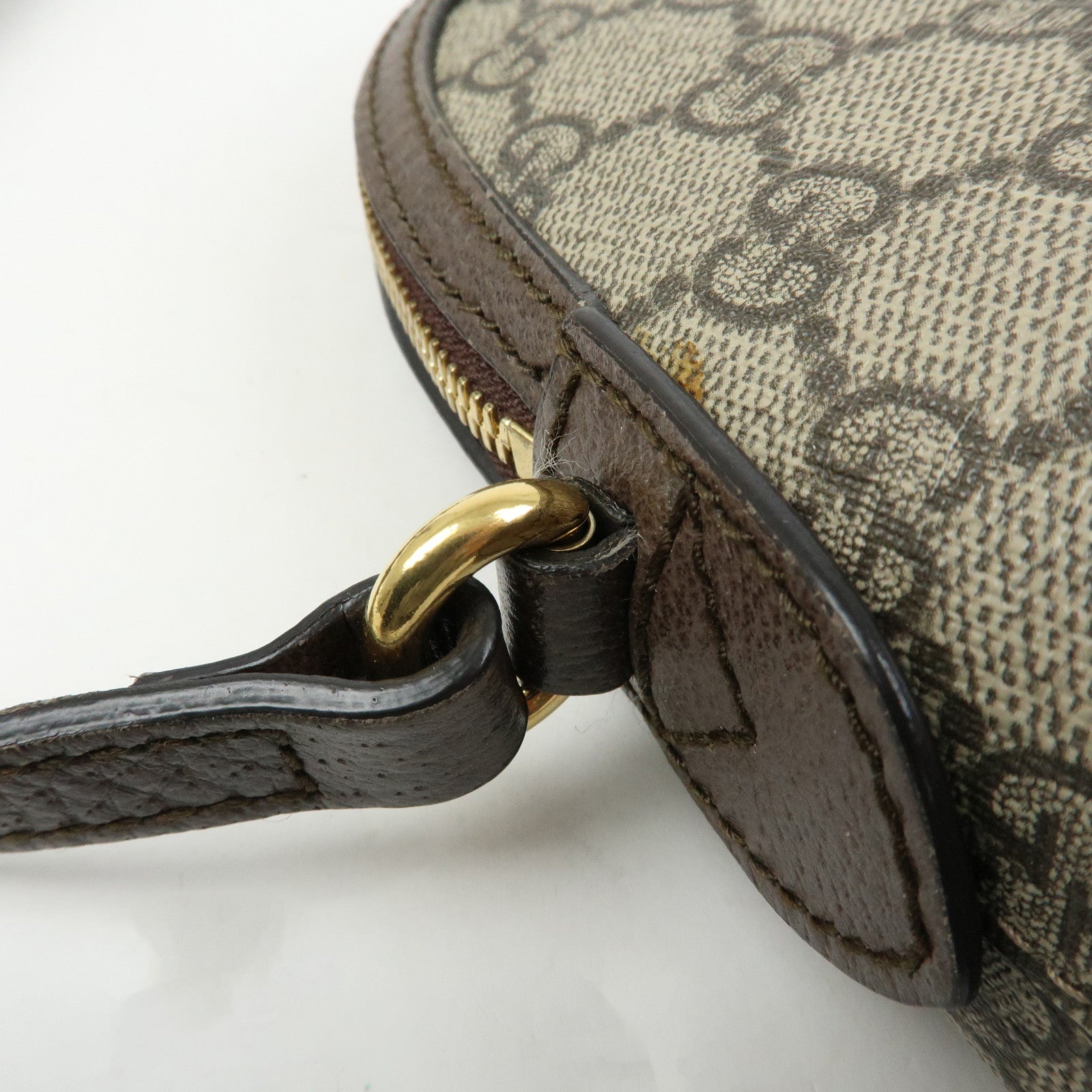 GUCCI Sherry Ophidia GG Supreme Leather Shoulder Bag Beige 499621