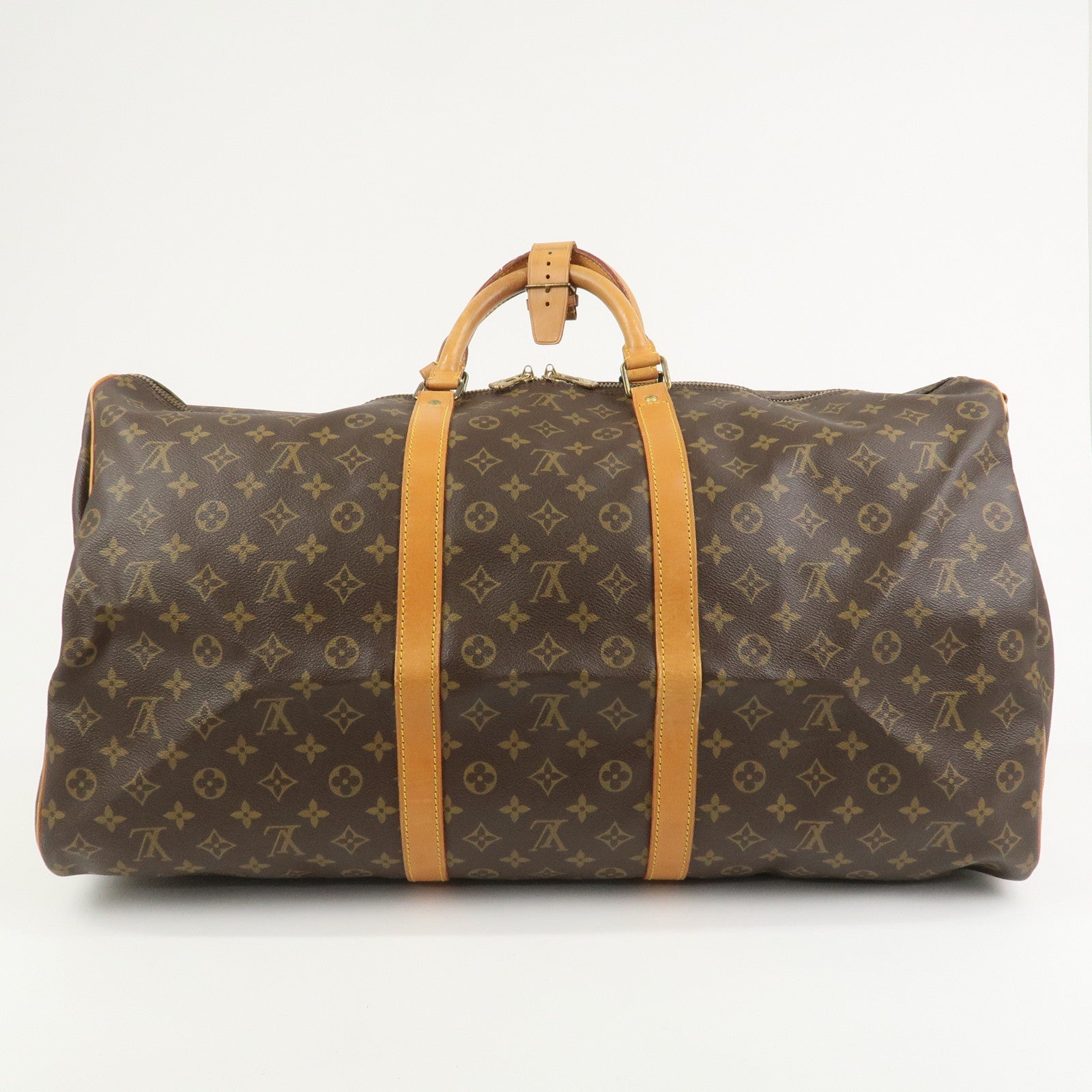 Louis Vuitton Monogram Keep All Bandouliere 60 Boston Bag M41412