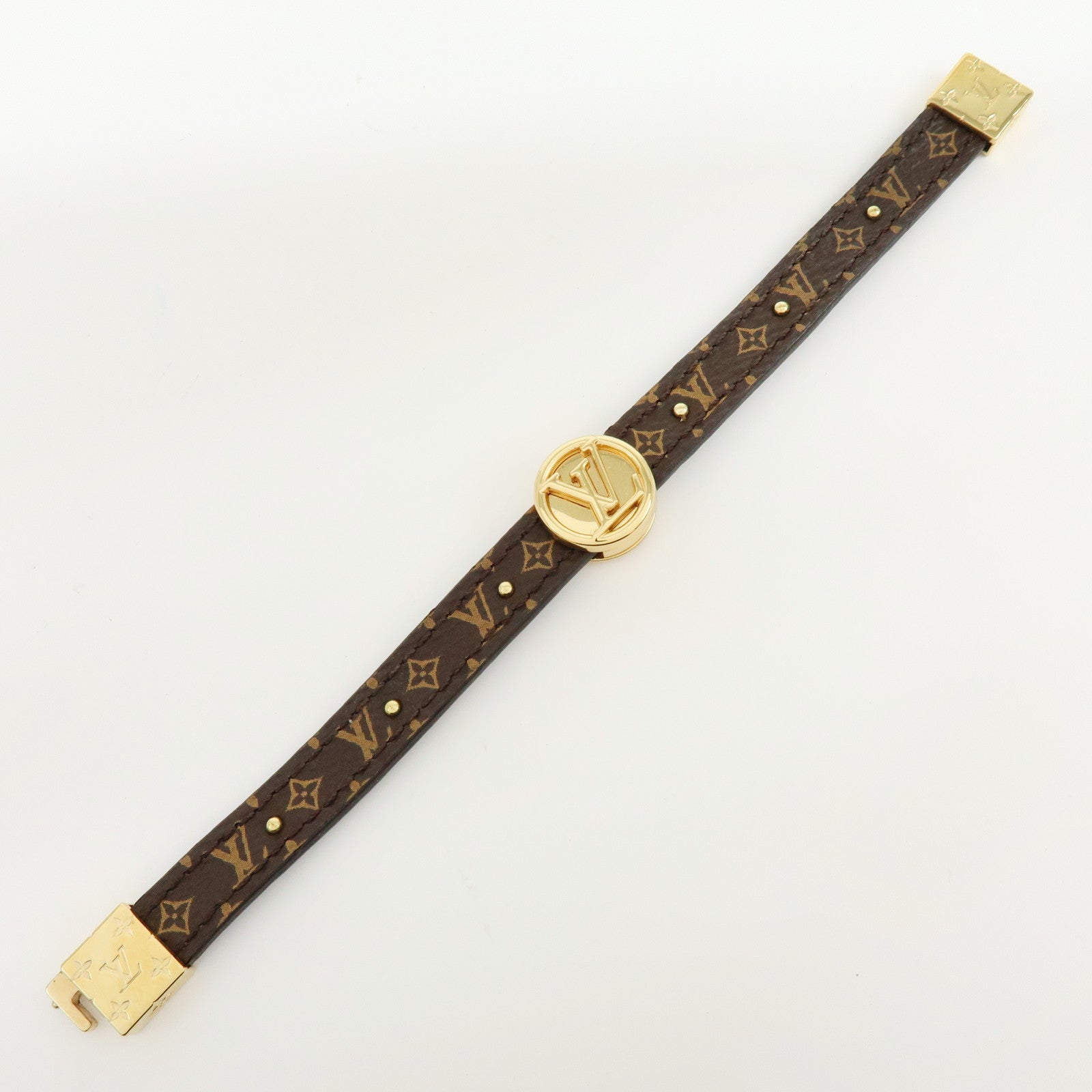Louis Vuitton Monogram Canvas LV Circle Reversible Bracelet M6173