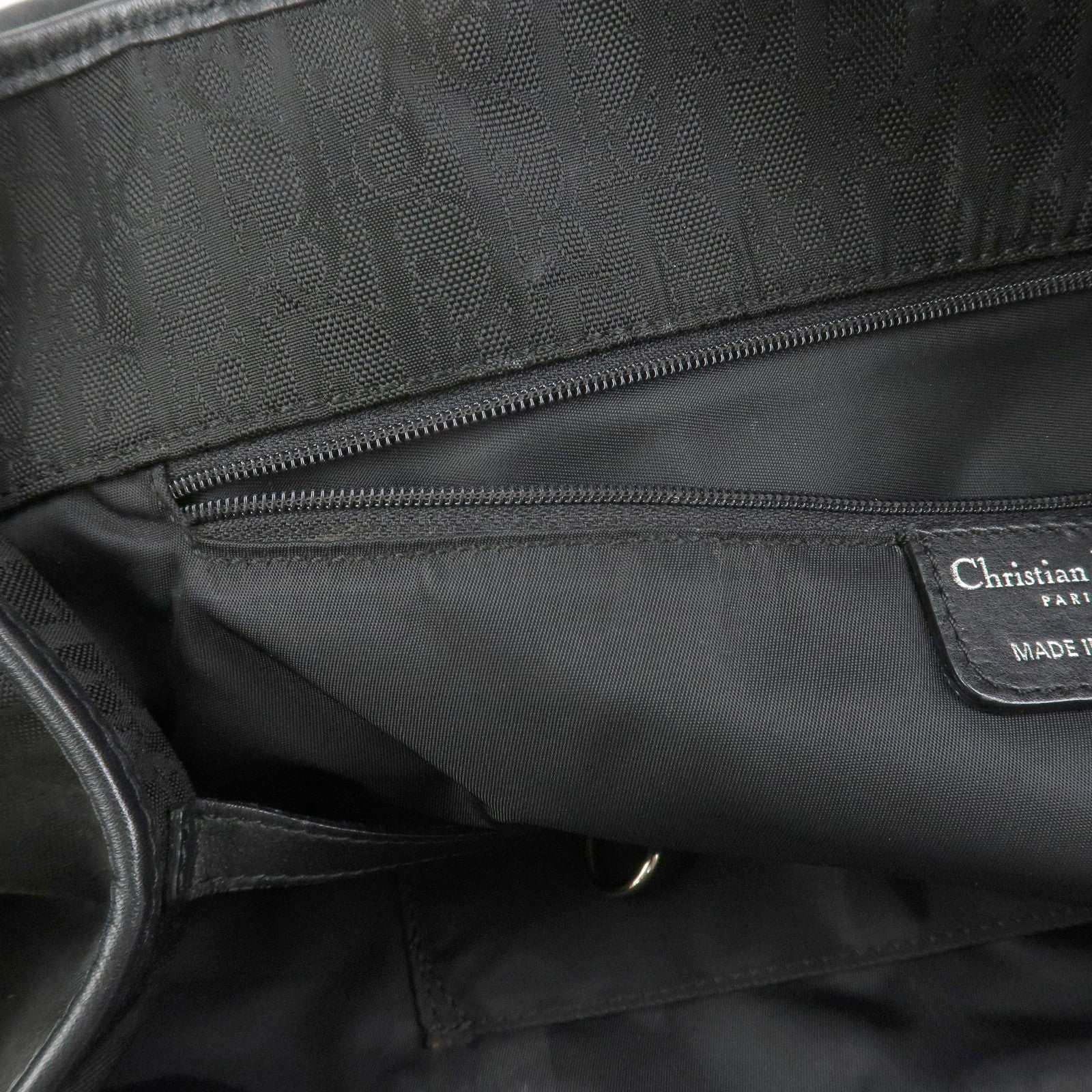 Christian Dior Trotter Nylon Canvas Leather Lovely Shoulder Bag