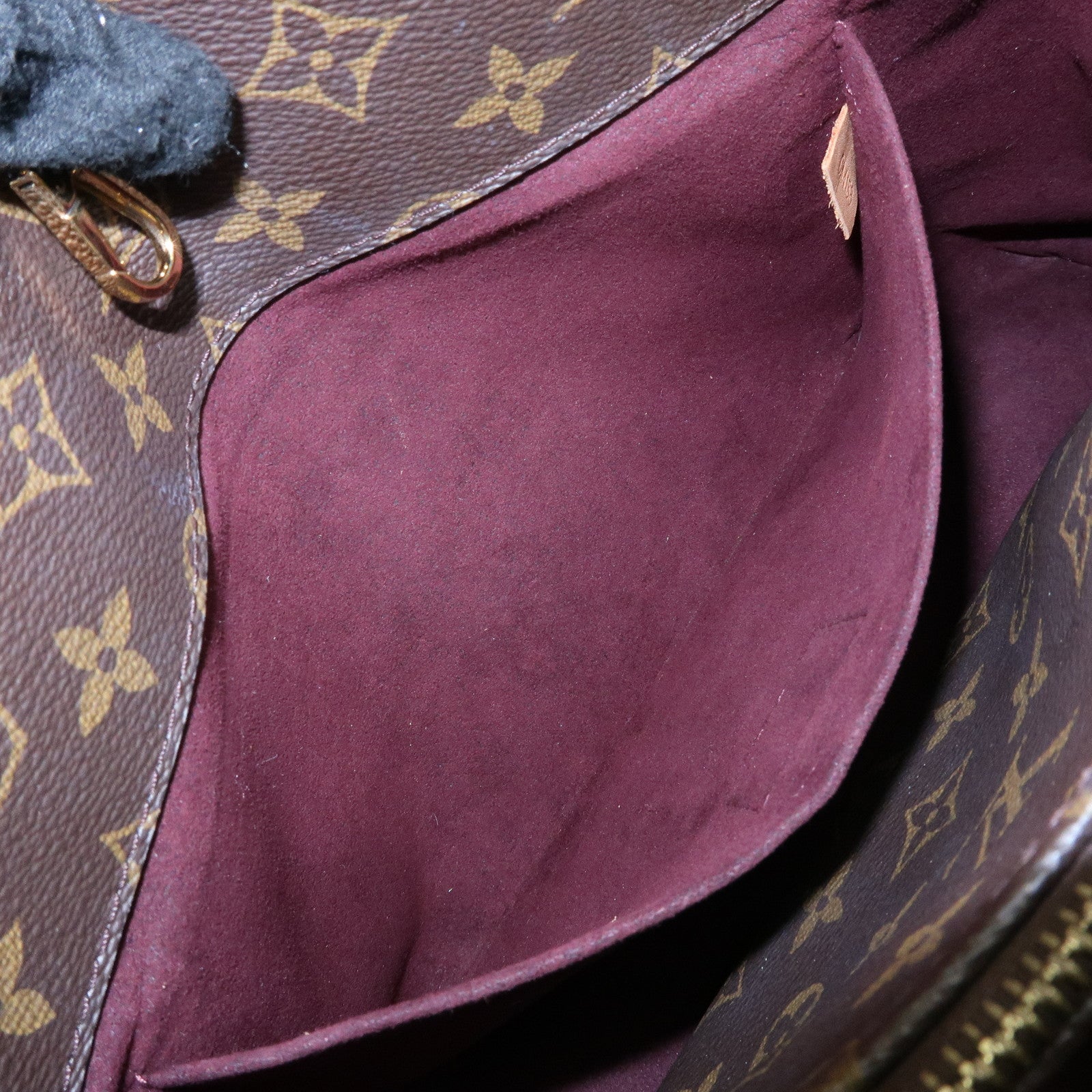 Louis Vuitton Monogram Montaigne MM 2Way Bag Hand Bag Brown M41056