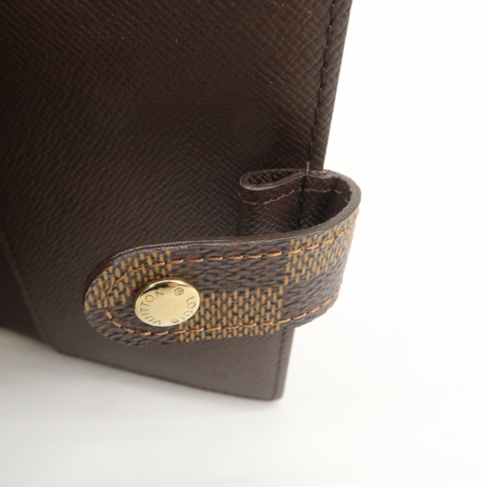 Louis Vuitton Damier Agenda PM Planner Cover Brown R20700