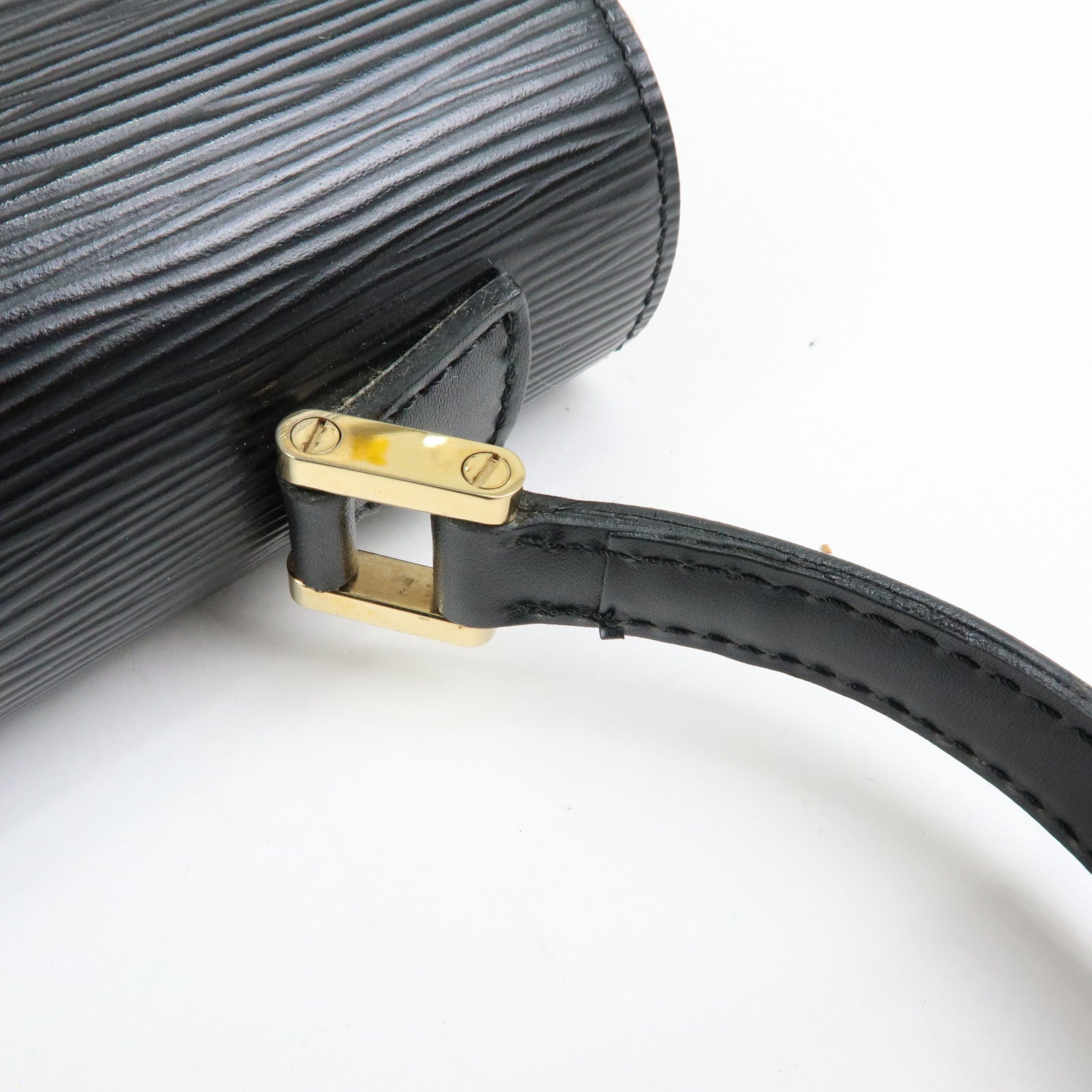 Louis Vuitton Epi Concorde Leather Hand Bag Noir Black M52132