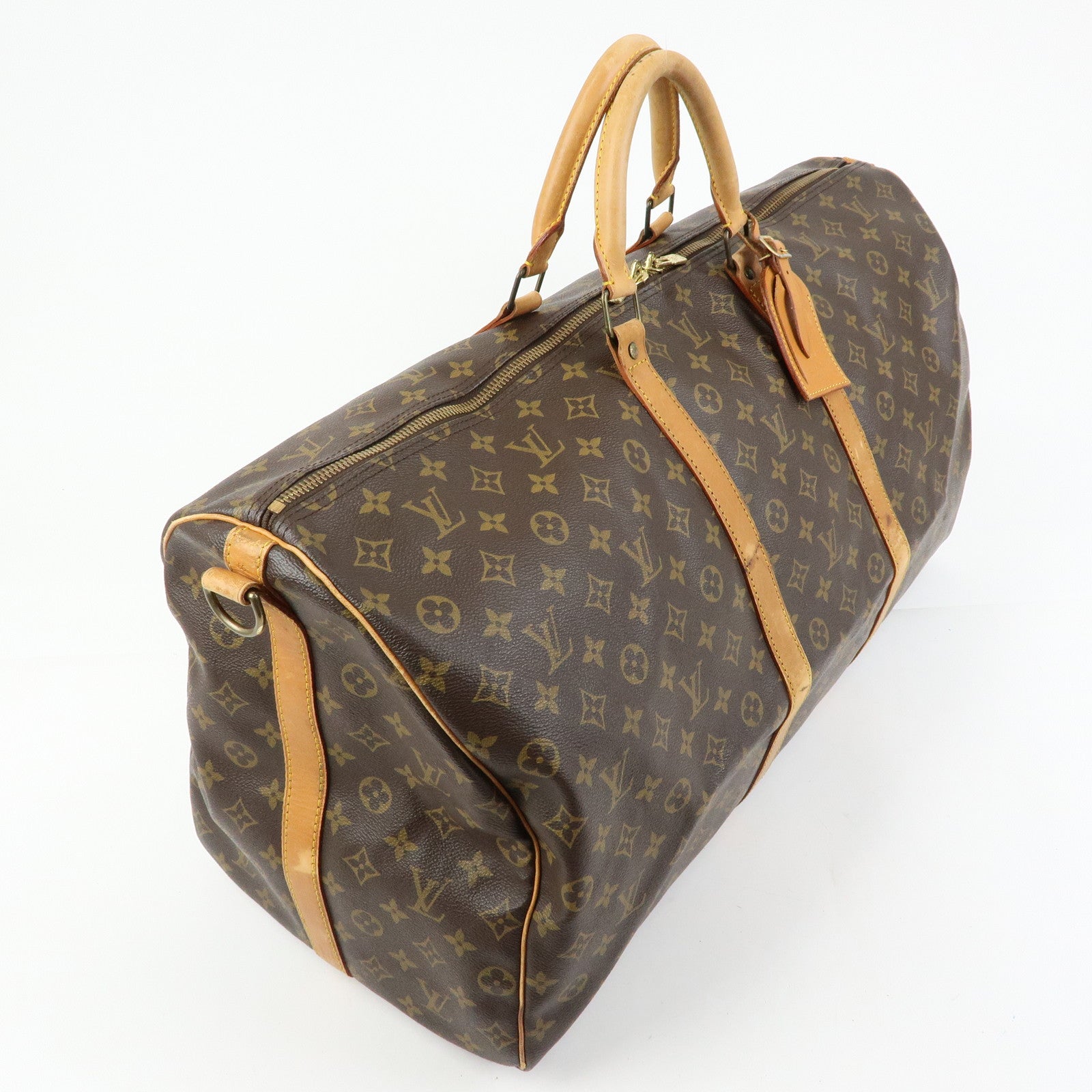 Louis Vuitton Monogram Keep All Bandouliere 60 Boston Bag M41412