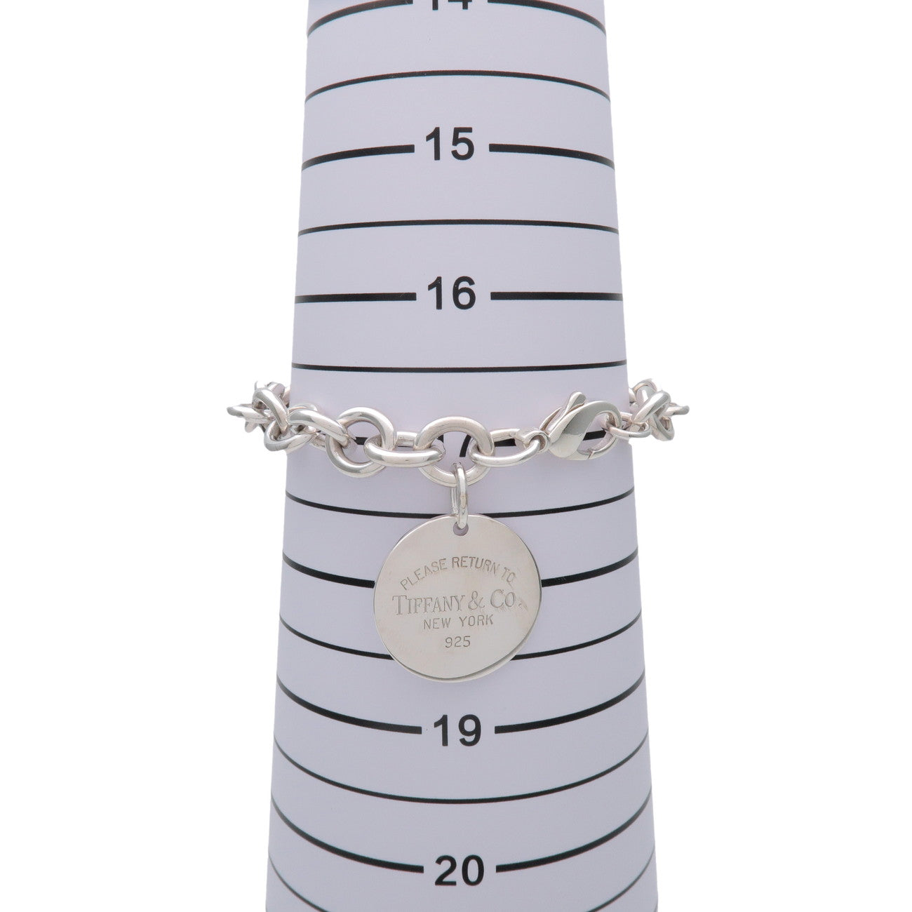 Tiffany & Co Return to Tiffany Round Tag Bracelet SV925 Silver