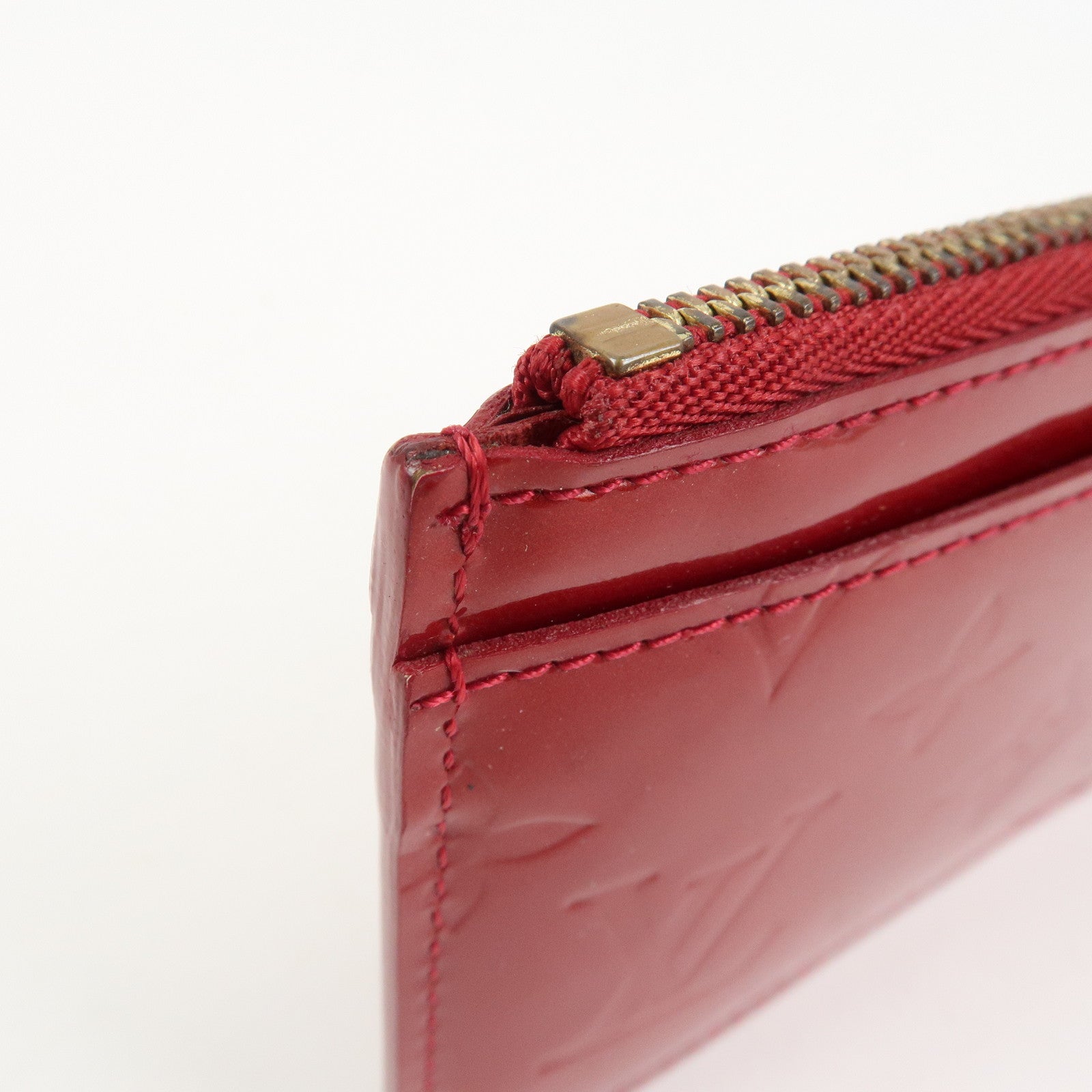 Louis Vuitton Monogram Vernis Pochette Cles NM Cerise M90214