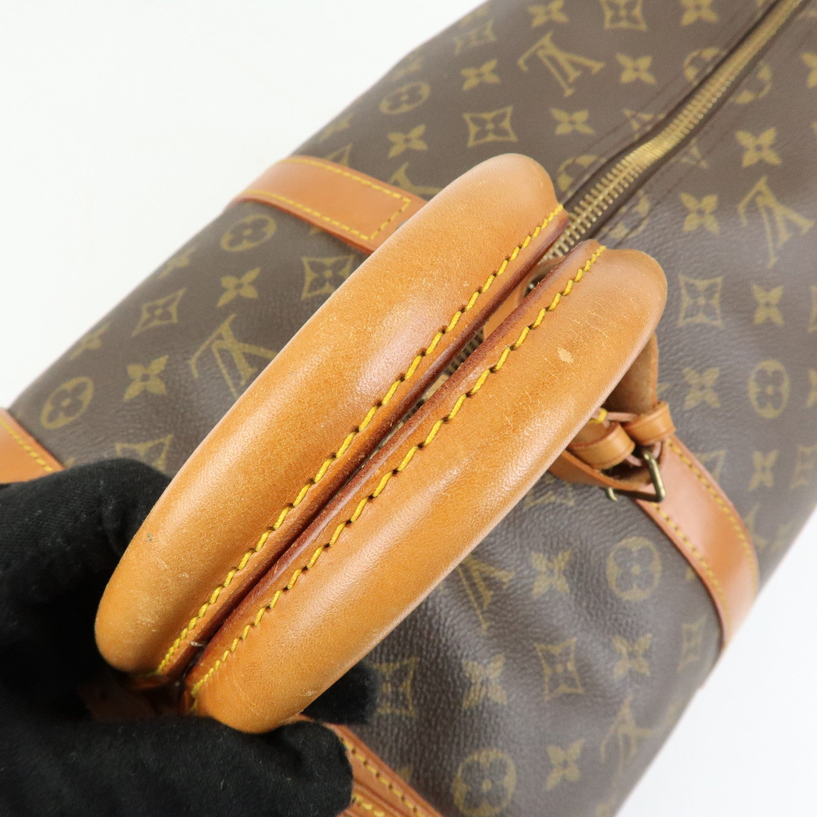 Louis Vuitton Monogram Keep All 55 Boston Bag Brown M41424