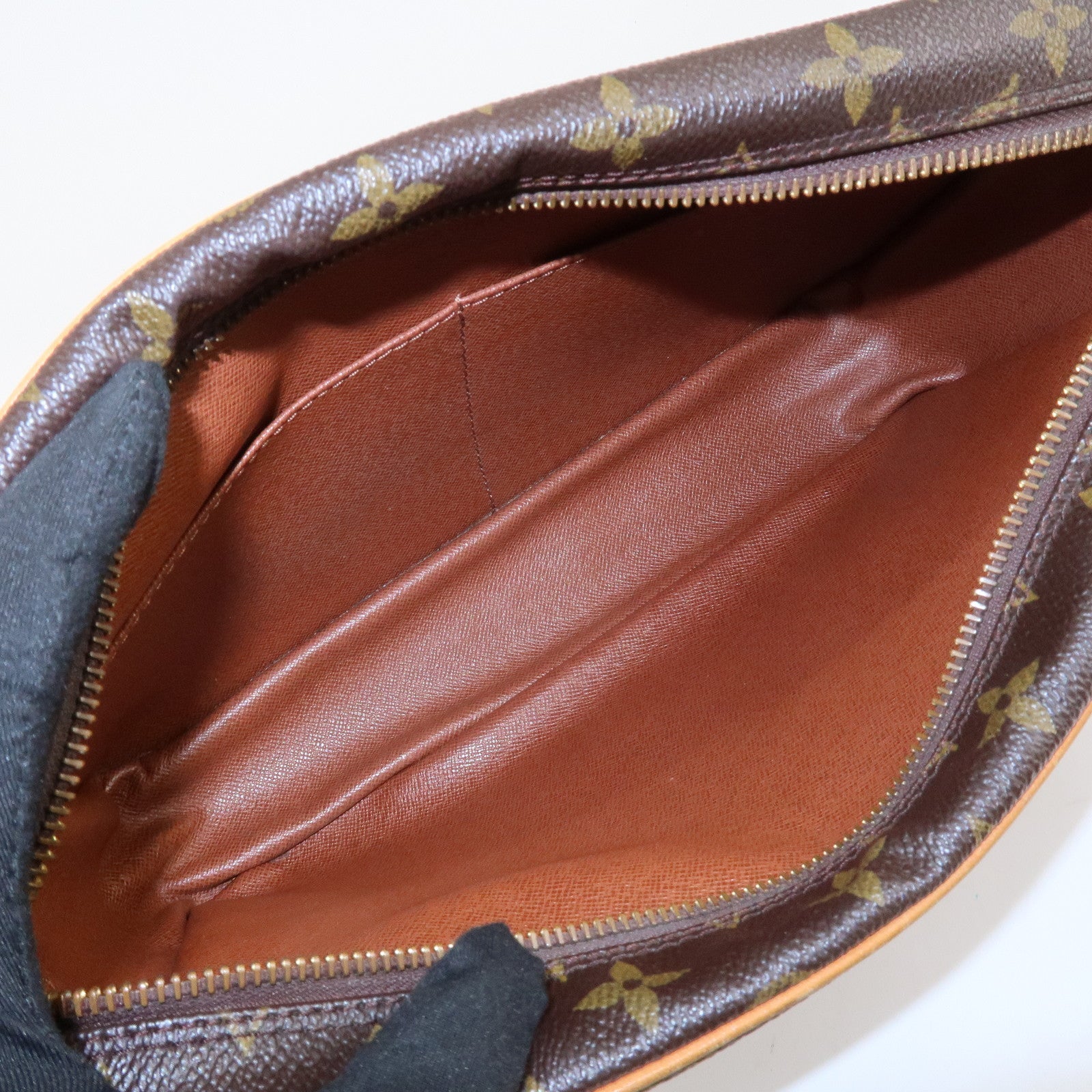 Louis Vuitton Monogram Compiegne 28 Pouch Clutch Bag Brown M51845 Used