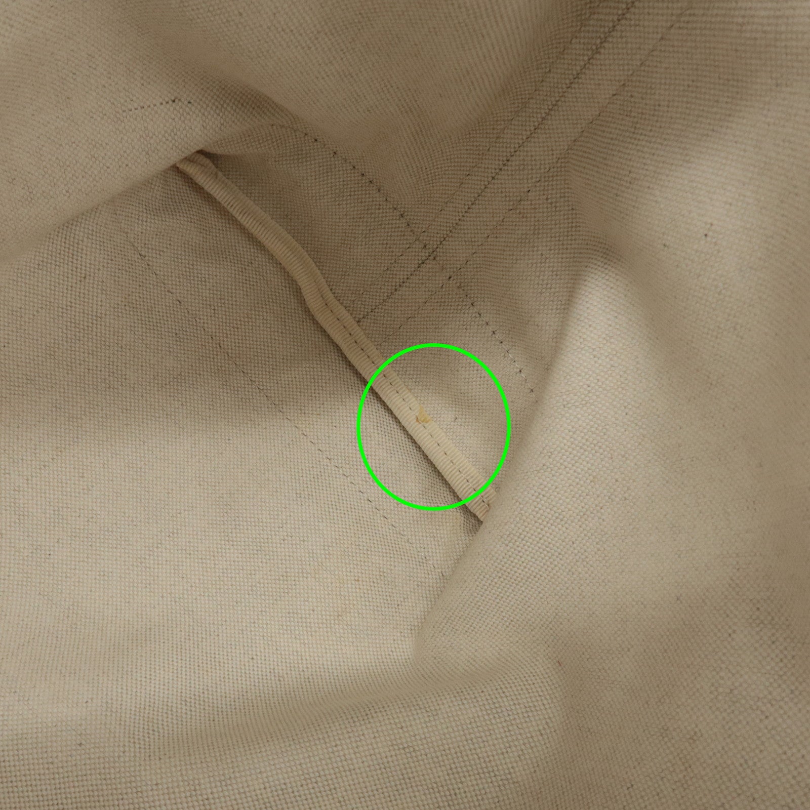 GUCCI GG Canvas Leather Tote Bag Beige Brown 247209 Used