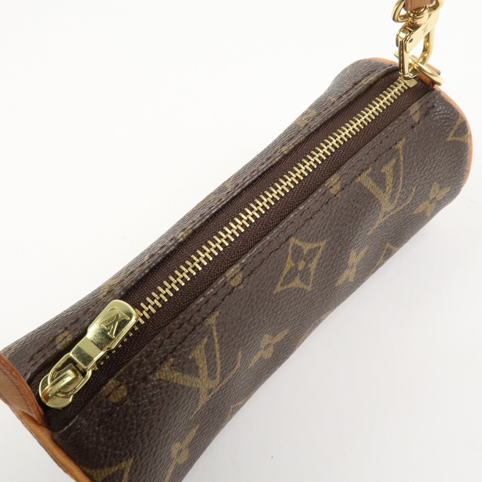 Louis Vuitton Monogram Mini Pouch for Papillon Bag New Style Brown