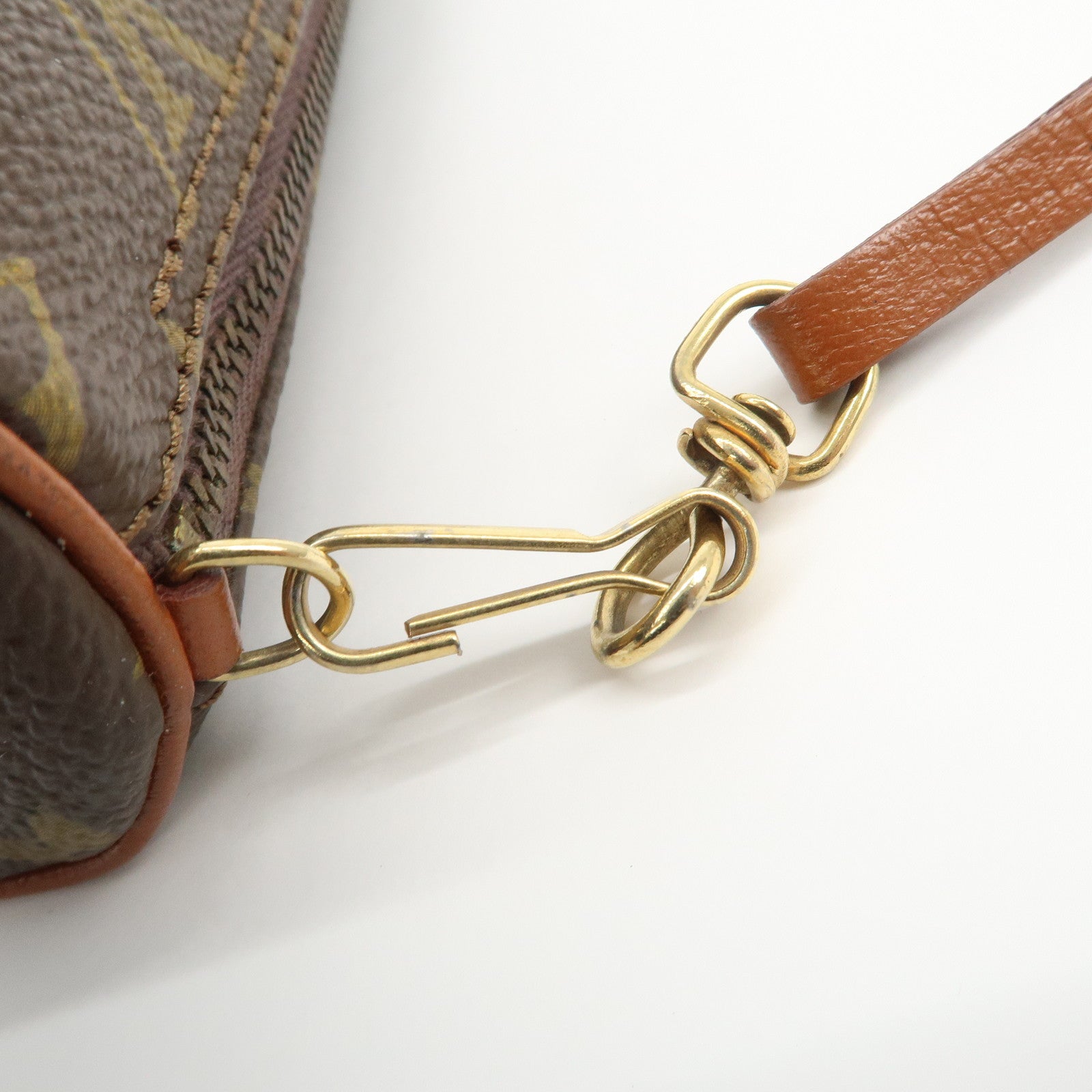 Louis Vuitton Monogram Mini Pouch for Papillon Bag New Style Brown