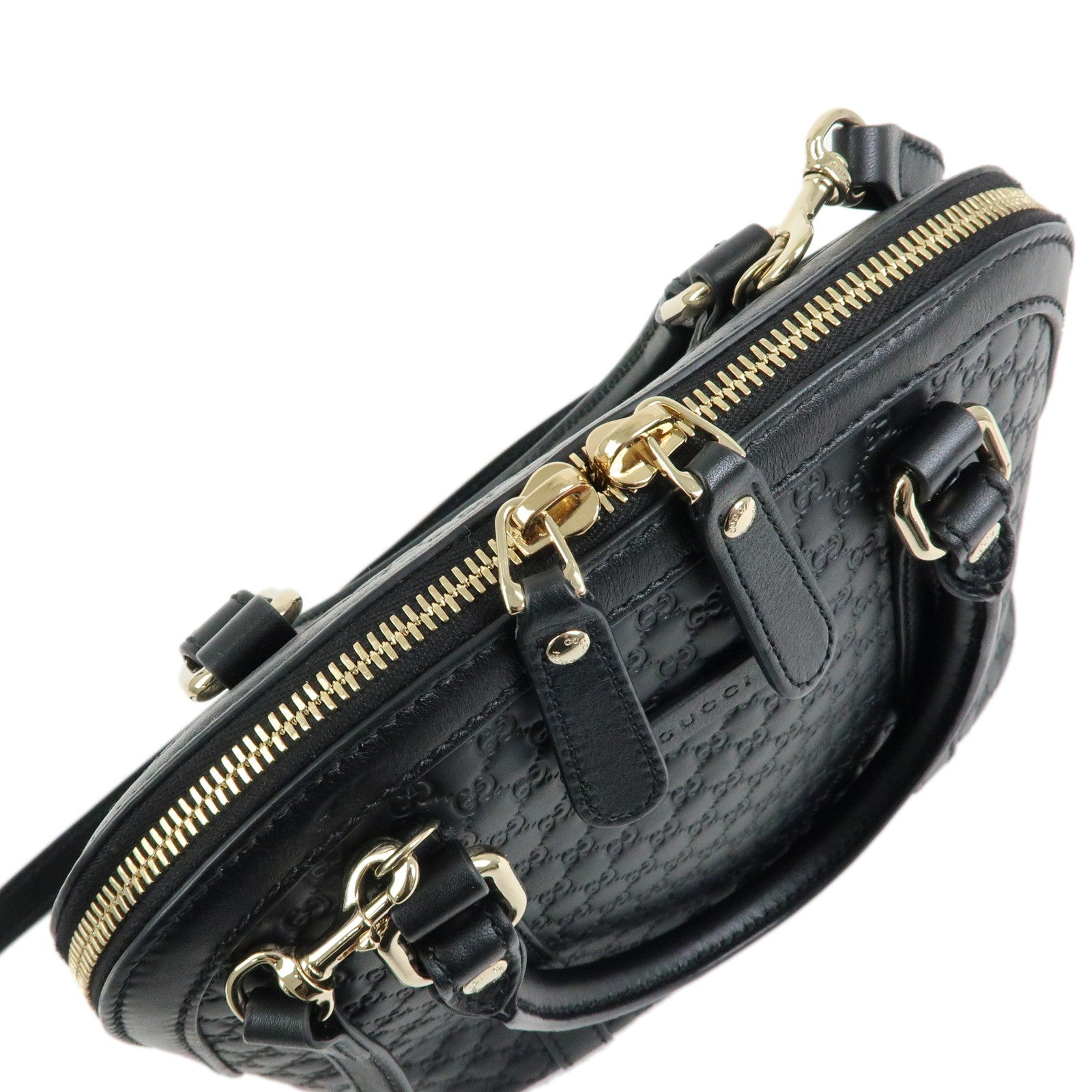 GUCCI Micro Guccissima Leather 2Way Hand Bag Shoulder Bag 449654