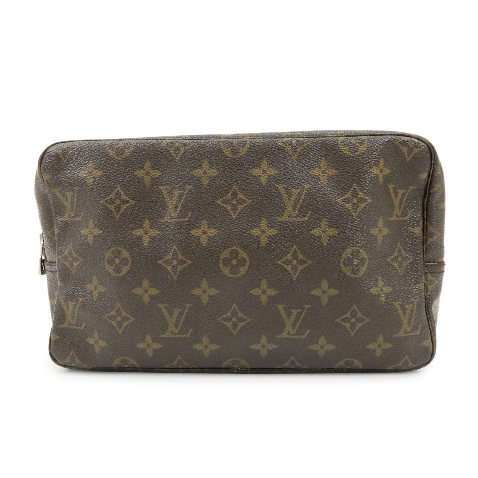 Louis Vuitton Monogram Trousse Toilette 27 Pouch Brown M47522
