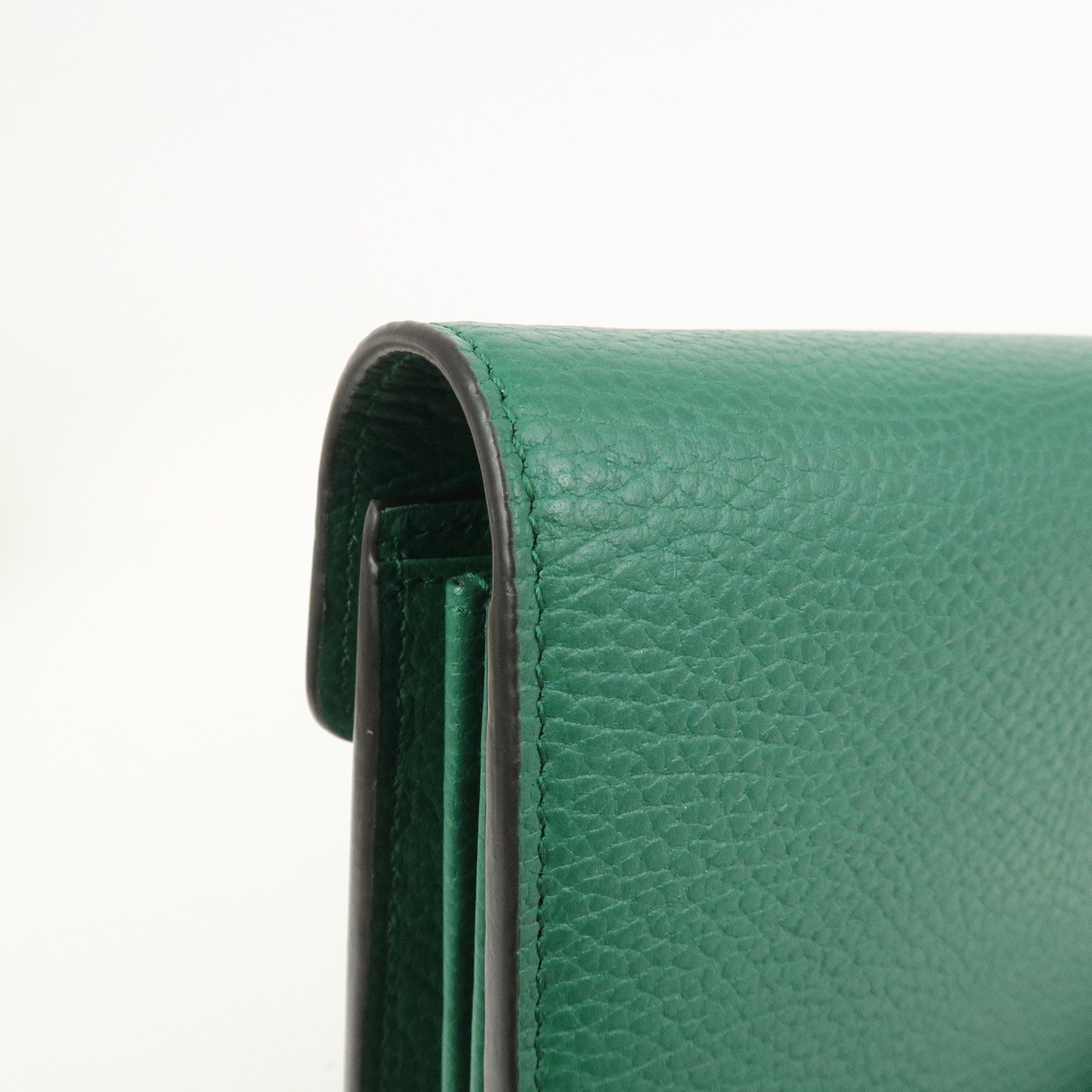 GUCCI Dionysus Leather Chain Wallet Shoulder Bag Green 401231