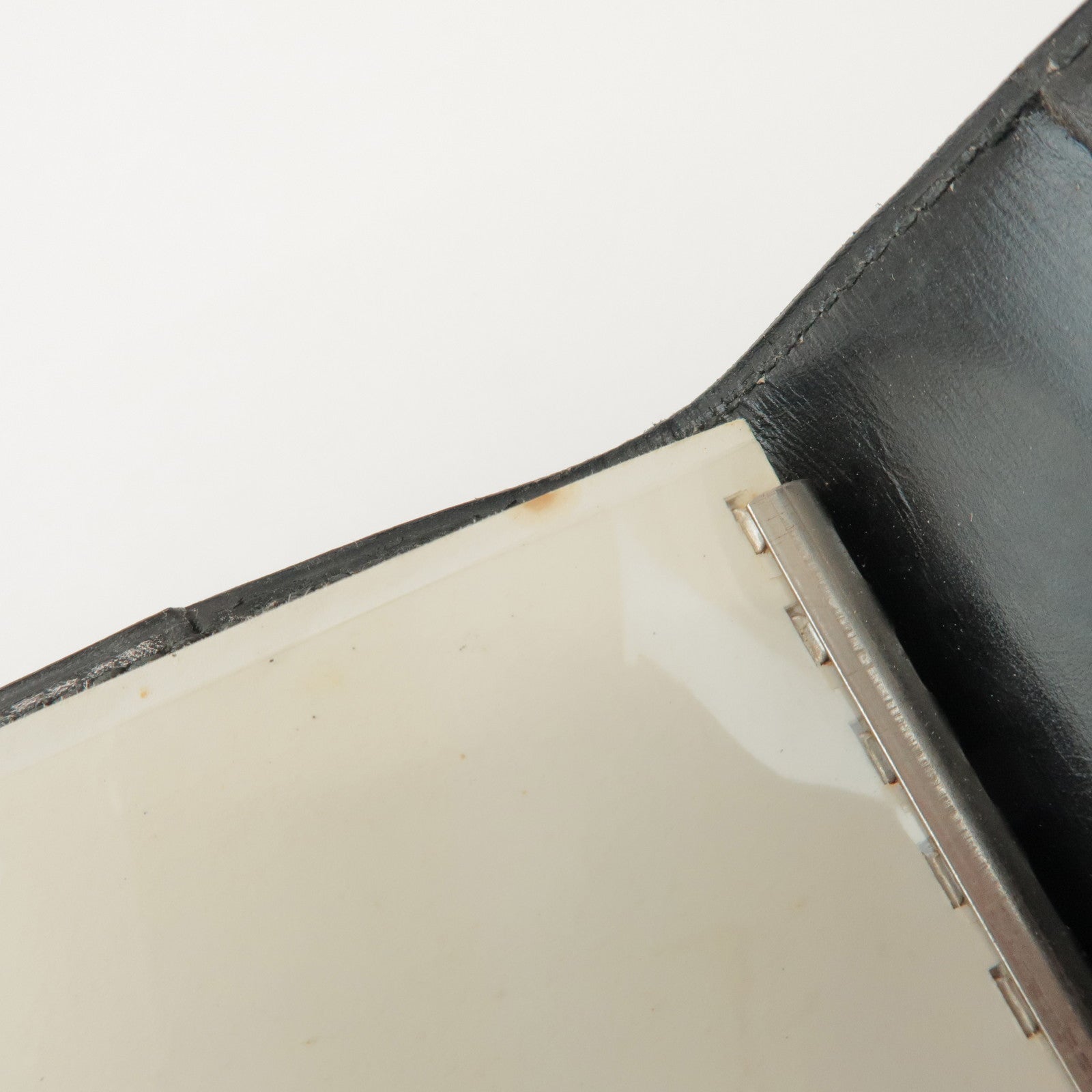 HERMES Agenda GM Box Calf Leather Planner Cover □J Stamped Black