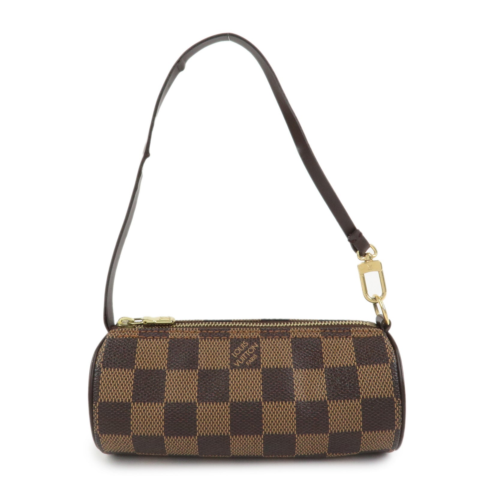 Louis Vuitton Damier Ebene Mini Pouch for Papillon Bag Brown