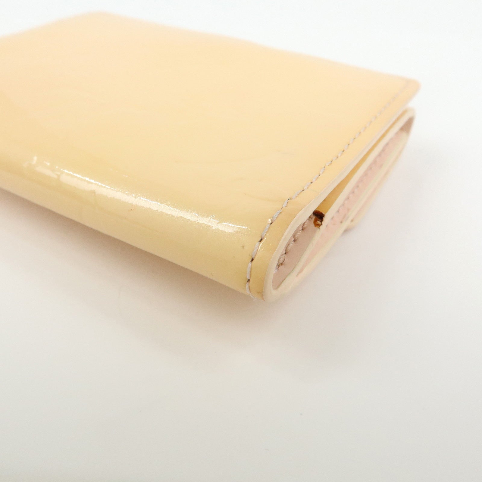 Louis Vuitton Vernis Ludlow Coin Case Marshmallow Pink M91355