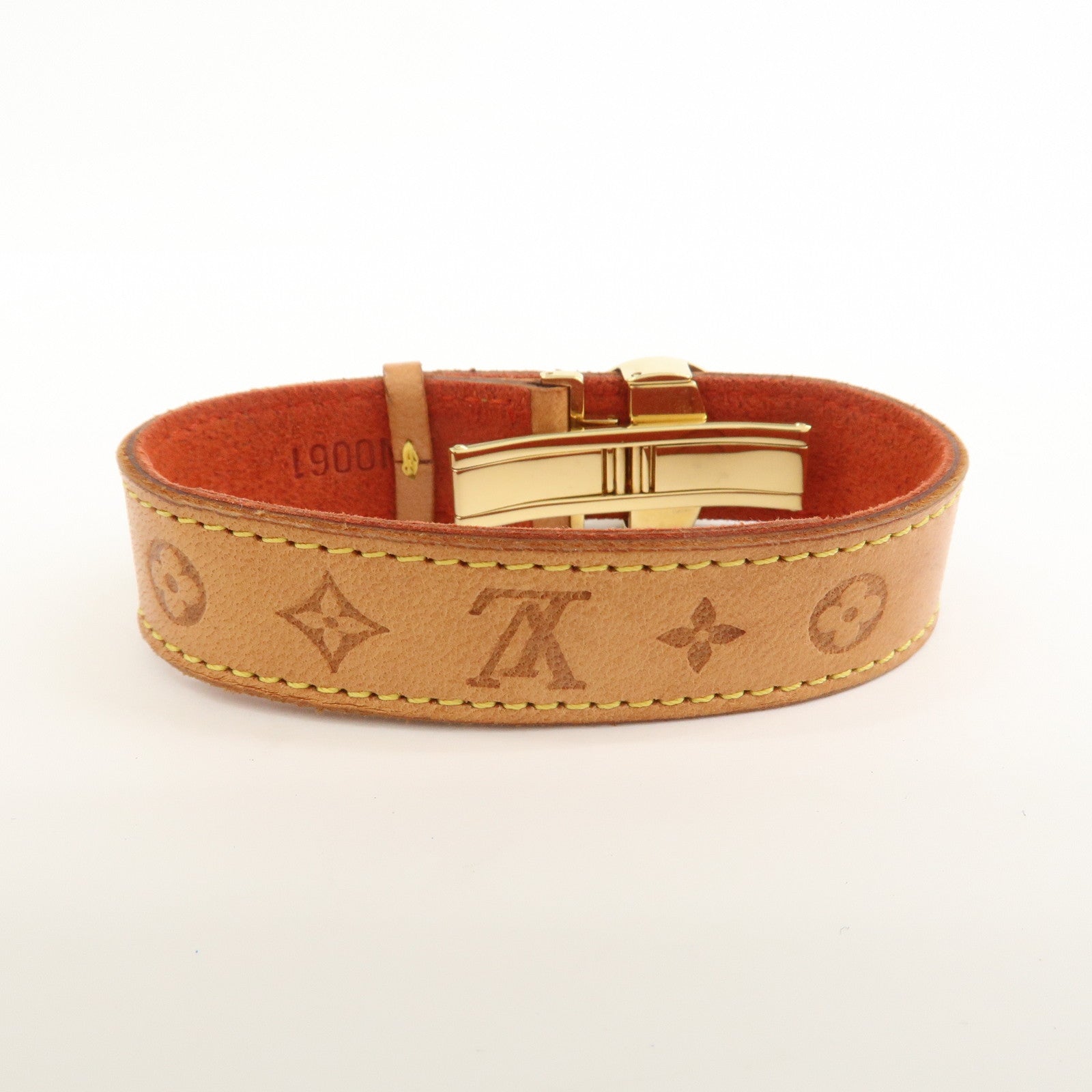 Louis Vuitton Monogram Leather Voeux Good Luck Bracelet M64448