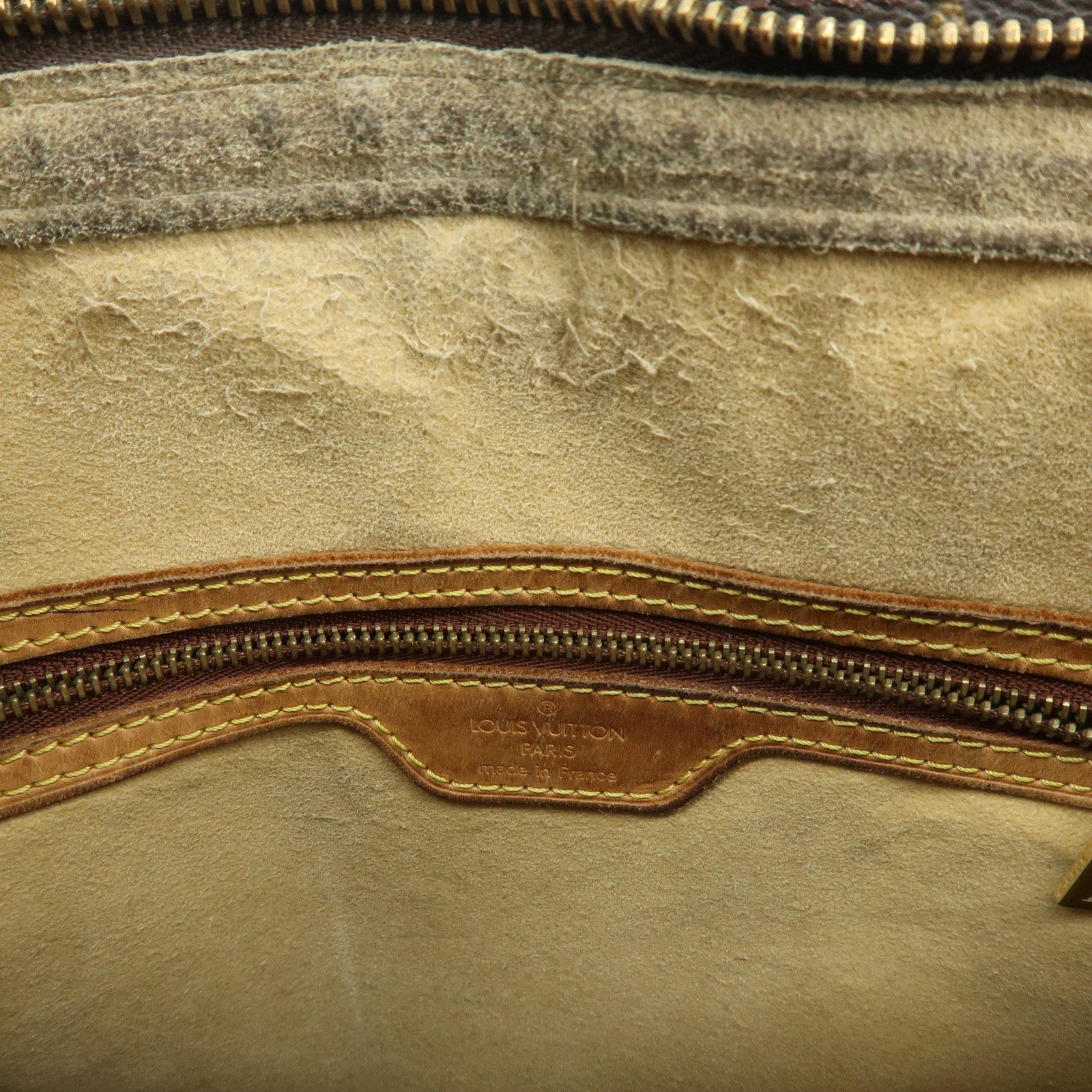Louis Vuitton Monogram Looping GM Canvas Shoulder Bag Brown M51145
