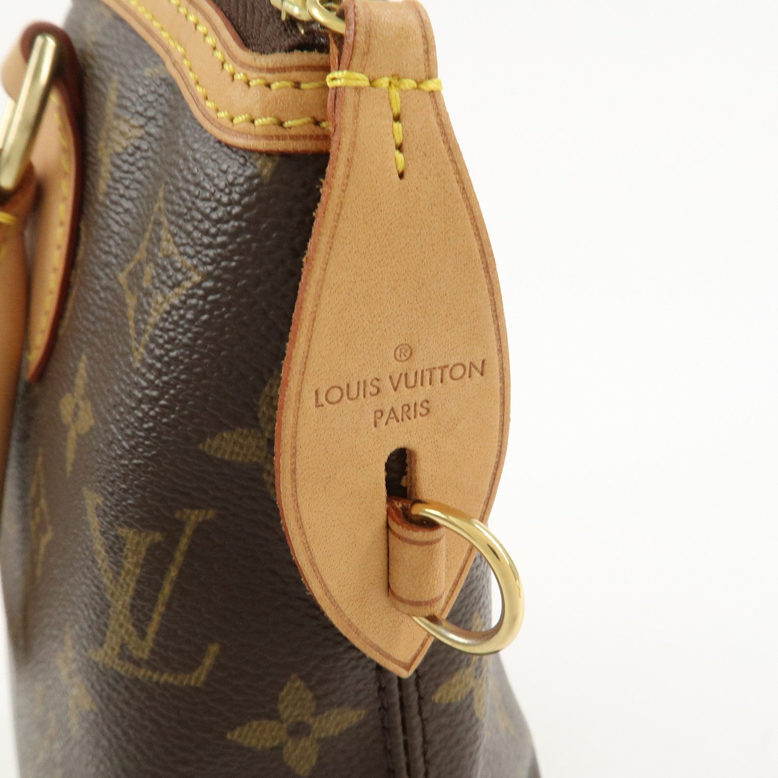 Louis Vuitton Monogram Lockit PM Hand Bag Tote Bag Brown M40102