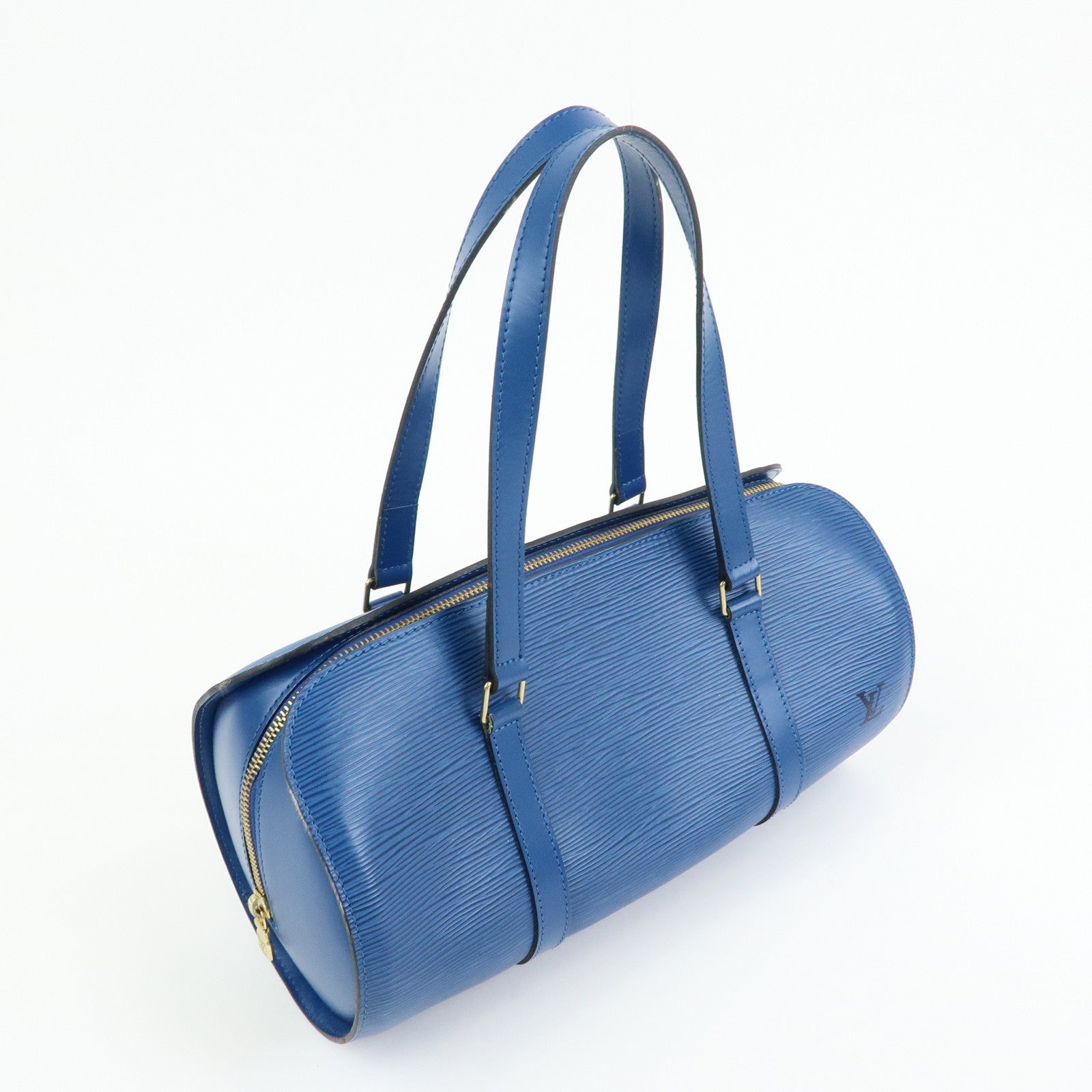 Louis Vuitton Epi Soufflot Shoulder Bag Hand Bag Toledo Blue M52225