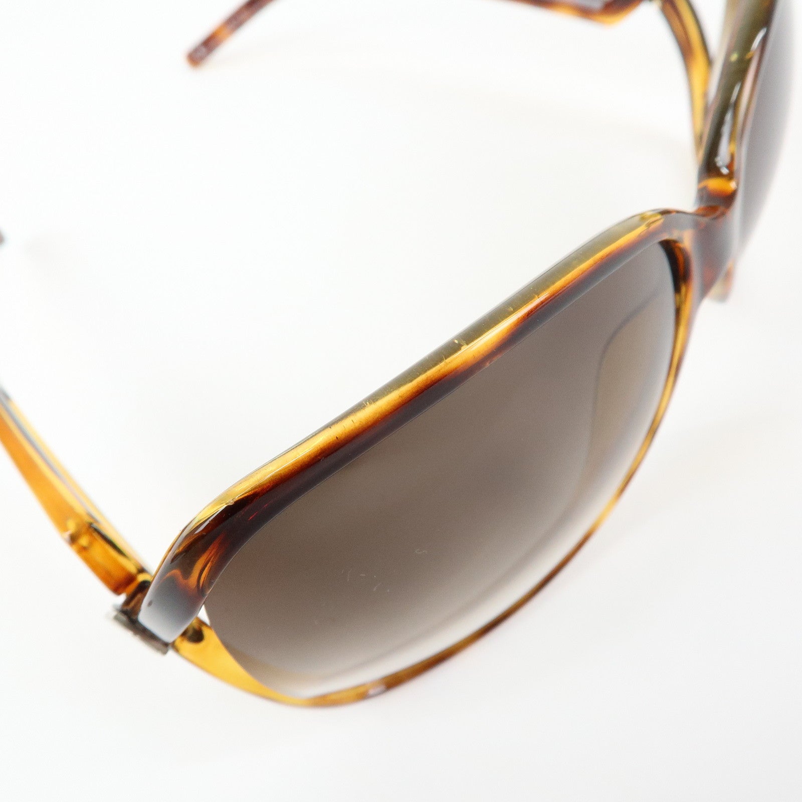 Christian Dior Canage Madrague Plastic Sunglasses Brown 64□16 120