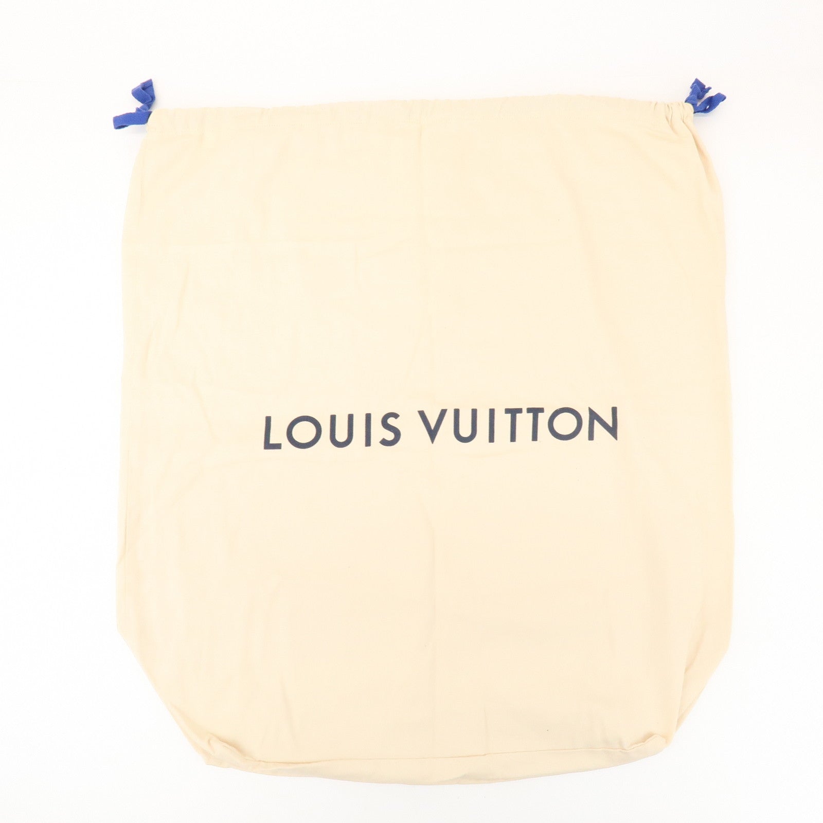 Louis Vuitton Set Of 10 Dust Bag Storage Bag Flap Drawstring Beige