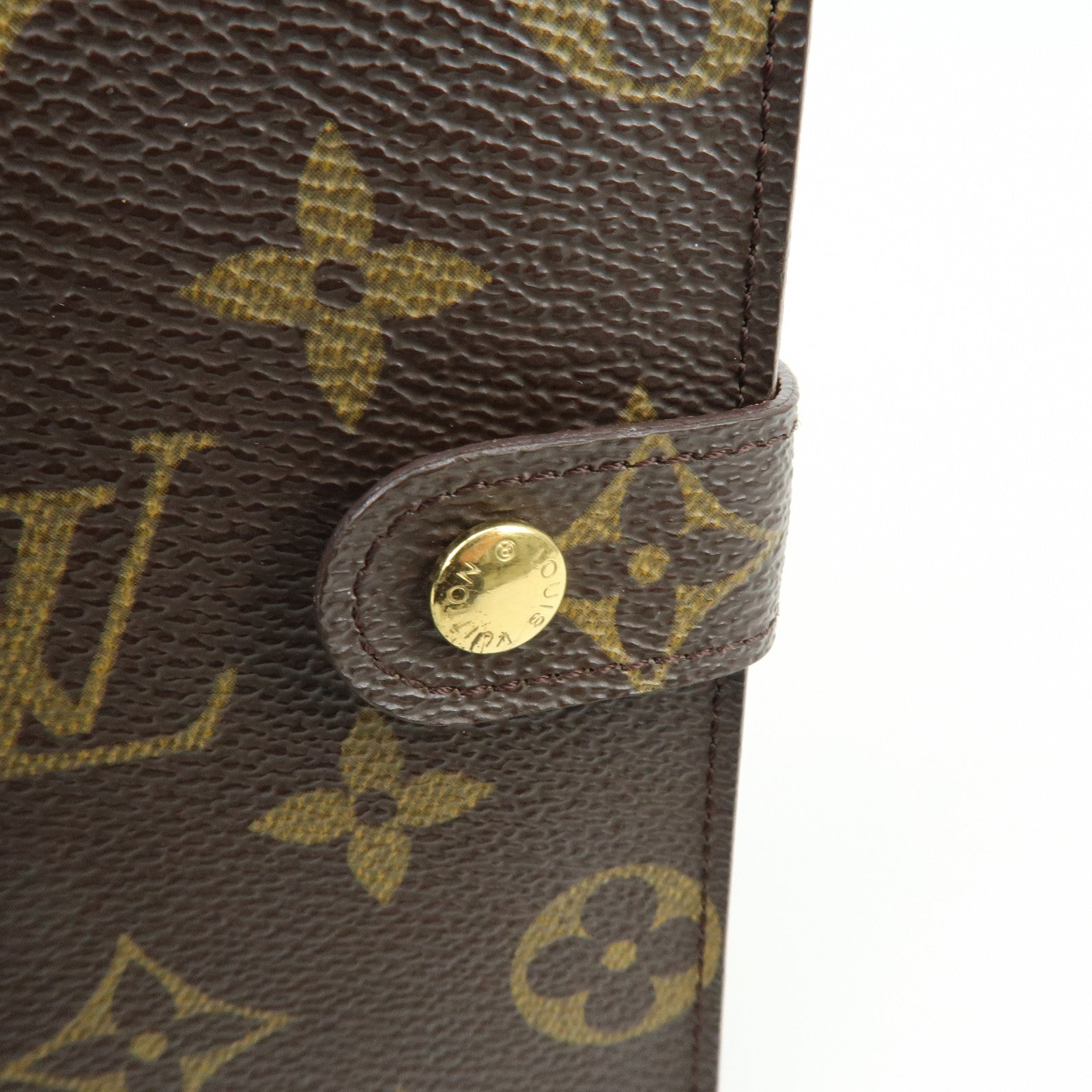 Louis Vuitton Monogram Agenda PM Planner Cover Brown R20005