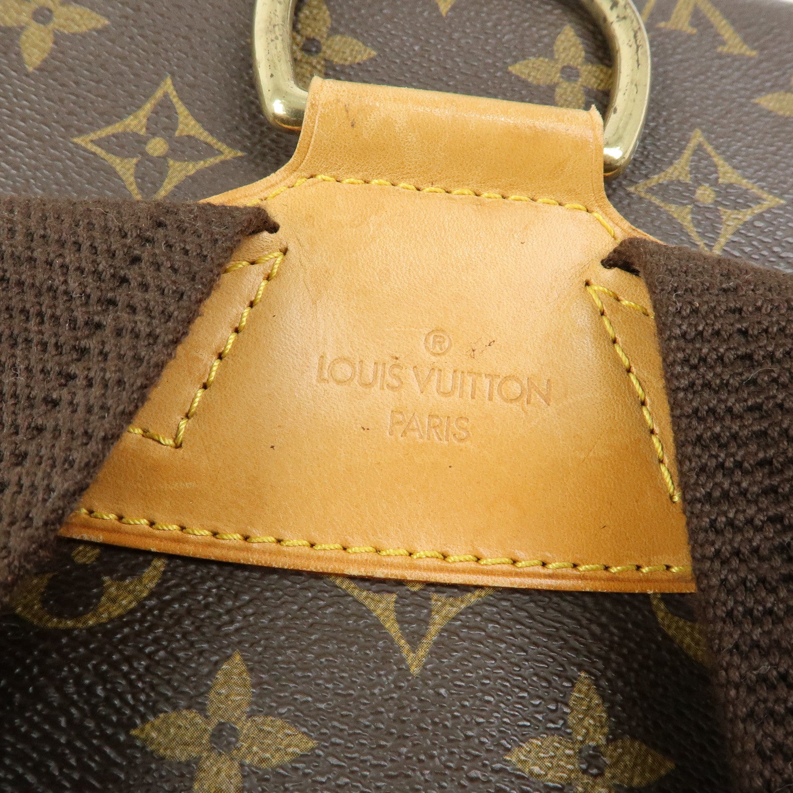 Louis Vuitton Monogram Montsouris GM Backpack Rucksack Brown M51135