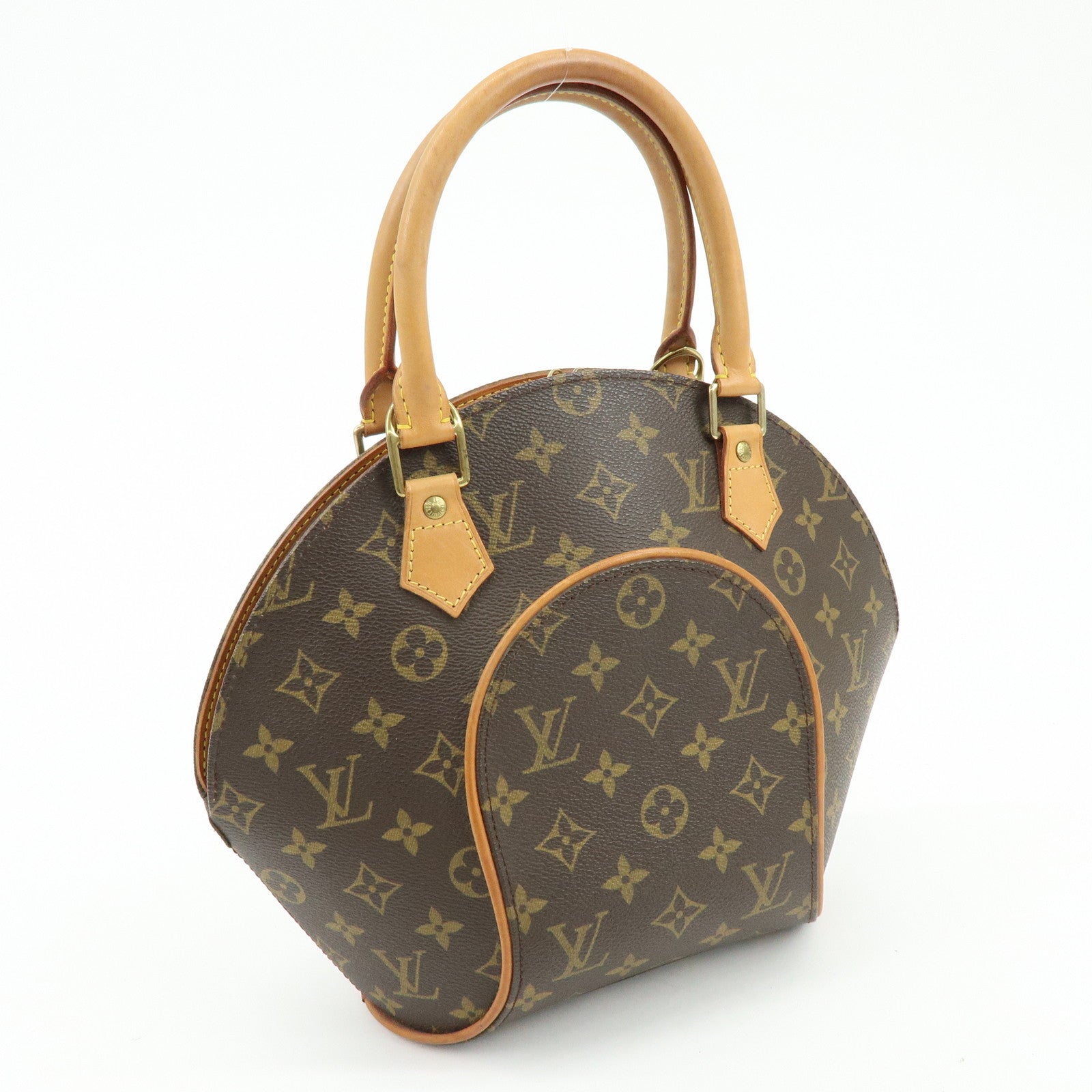 Louis Vuitton Monogram Ellipse PM Hand Bag Brown M51127
