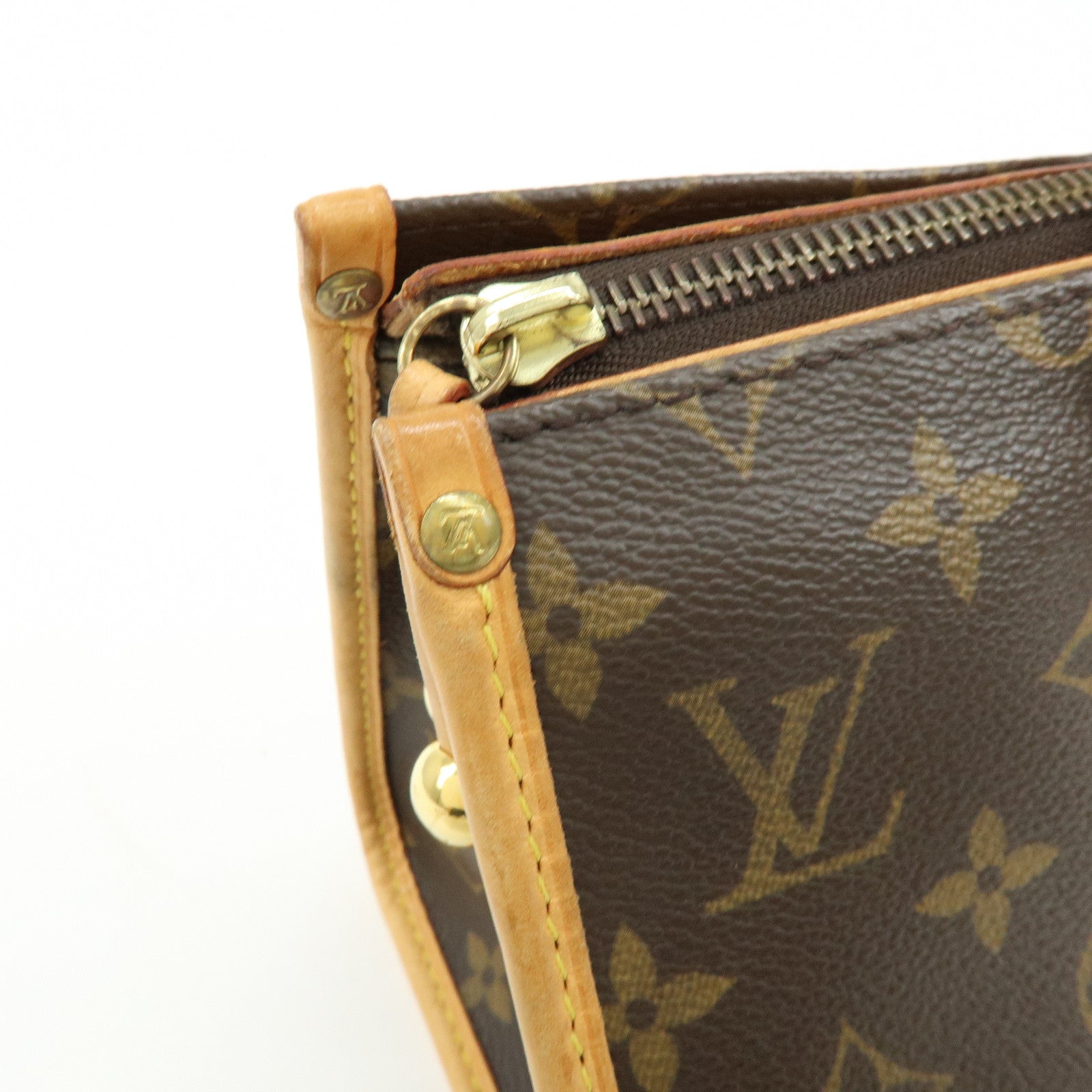 Louis Vuitton Monogram Canvas Popincourt Hand Bag Brown M40009