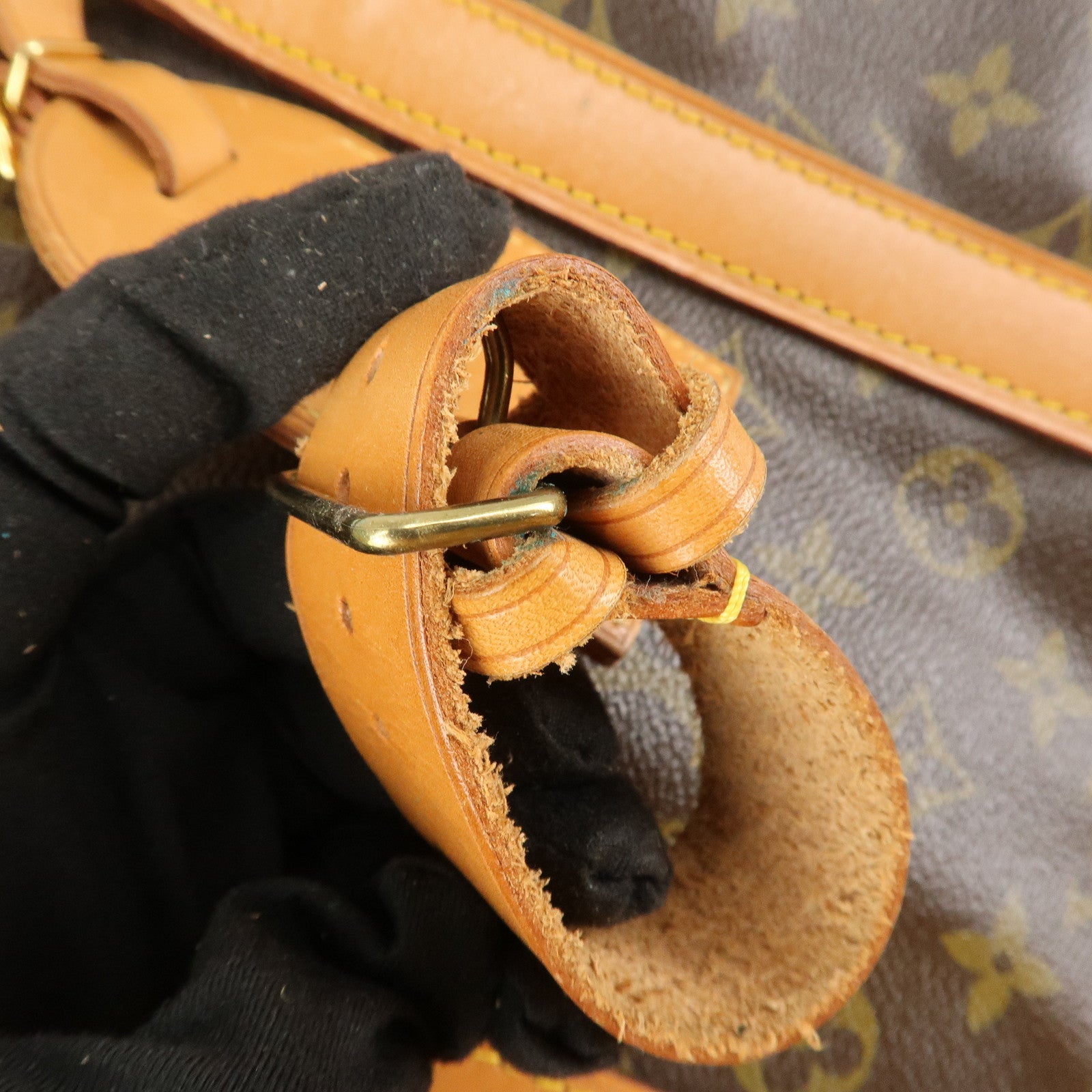 Louis Vuitton Monogram Keep All Bandouliere 55 Boston Bag M41414