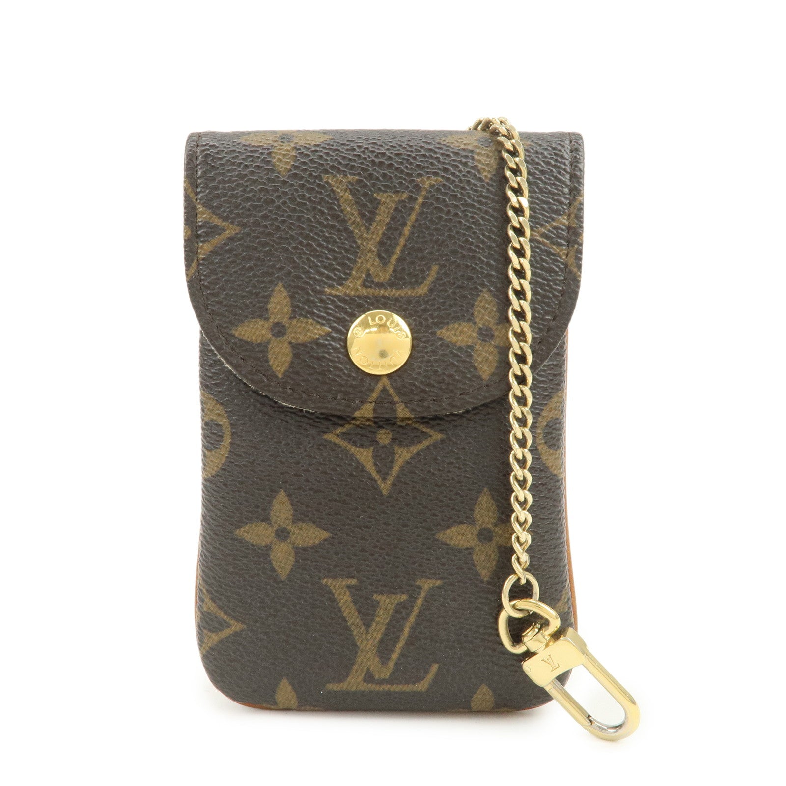 Louis Vuitton Monogram Etui Telefonne MM Brown M66546