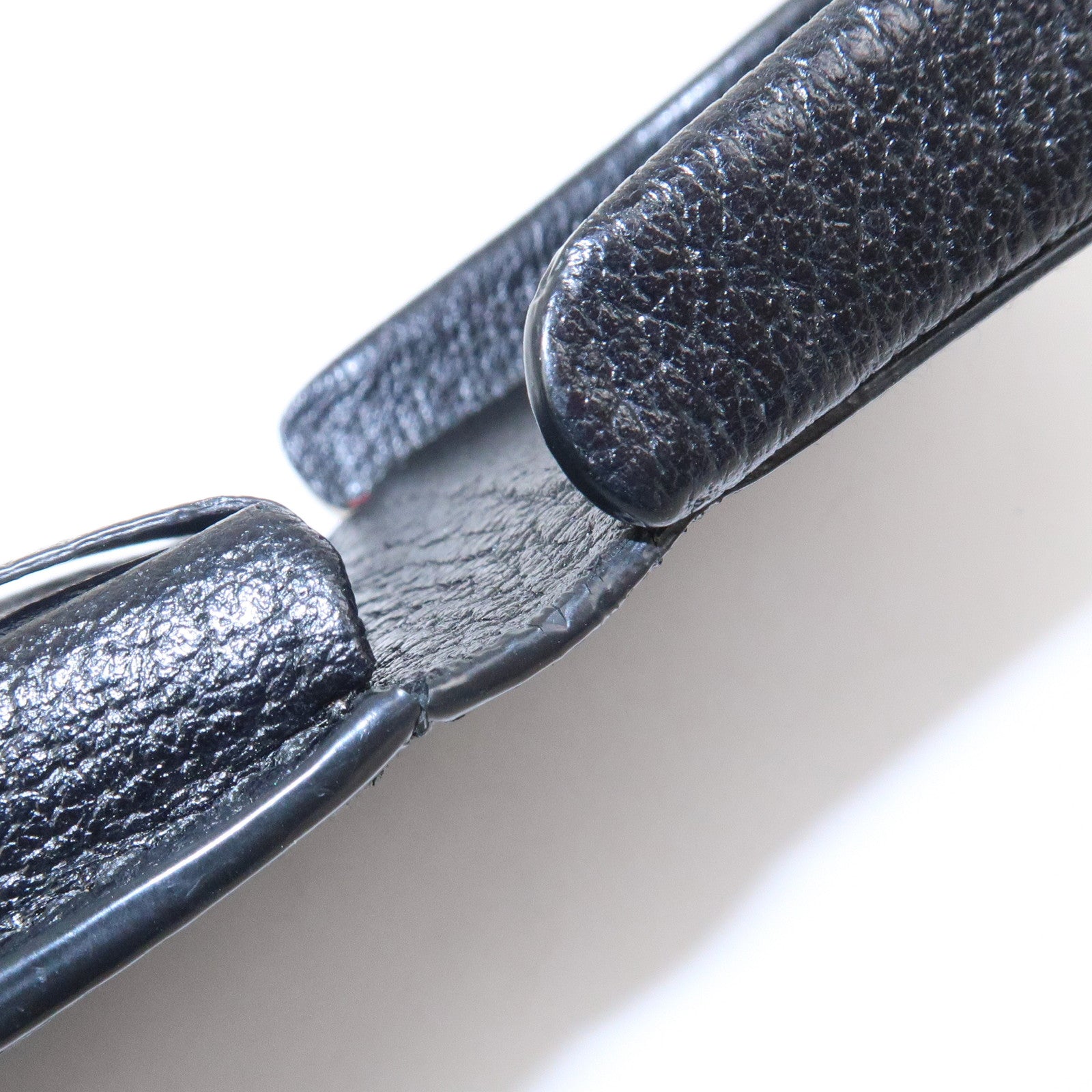 GUCCI GG Marmont Leather Compact Wallet Coin Case Black 450940