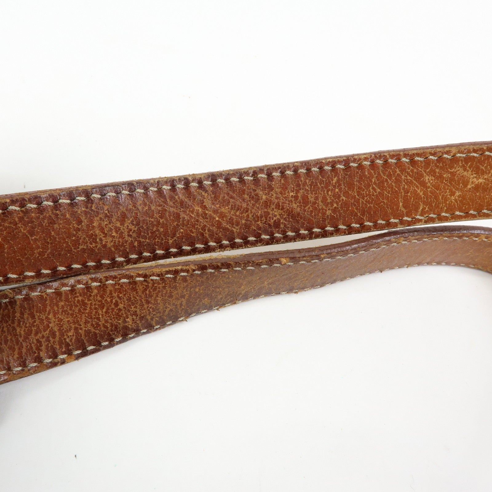 CELINE Macadam PVC Leather Shoulder Bag Hand Bag Brown