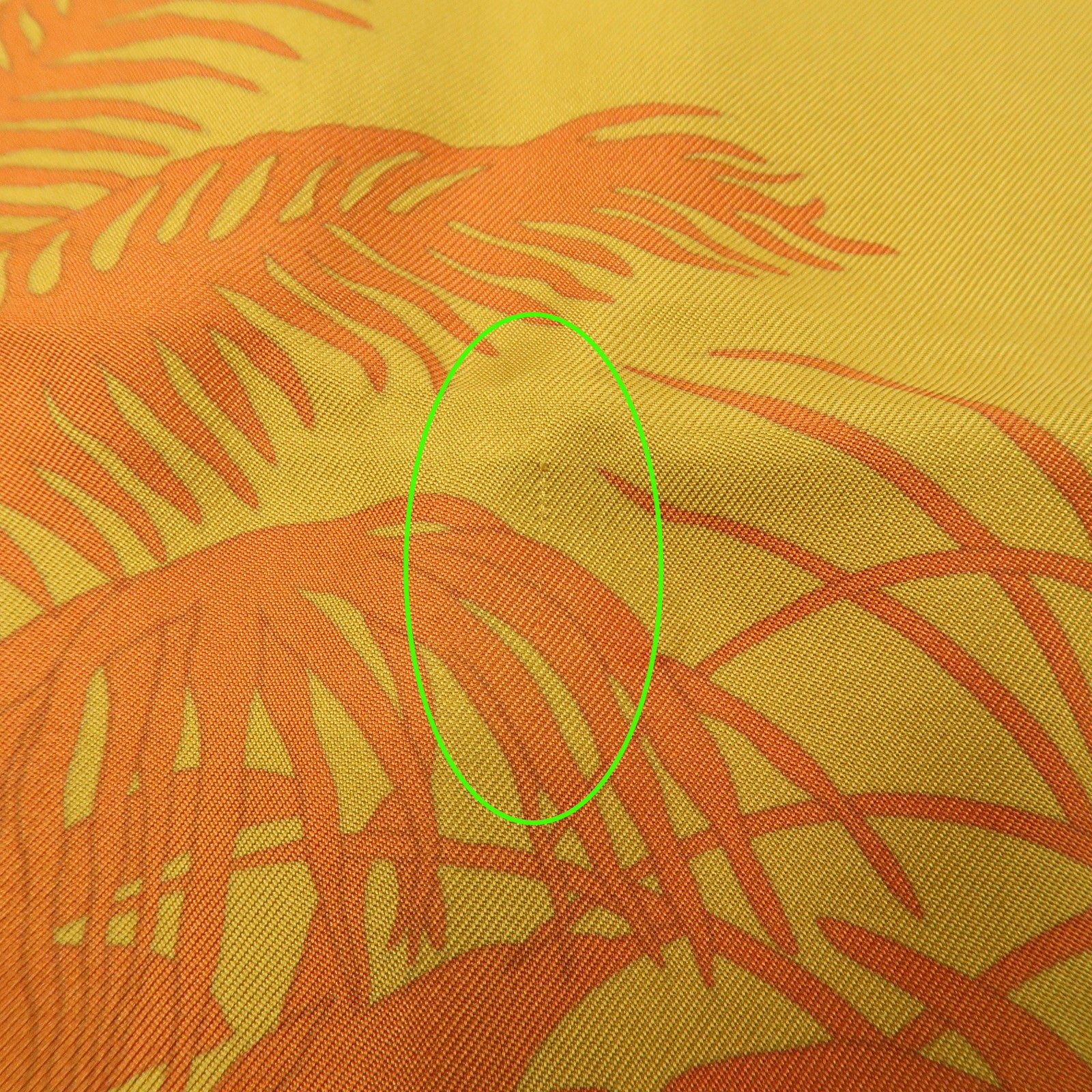 HERMES Carre 90 Silk 100% Scarf DIP DYE JUNGLE LOVE Yellow