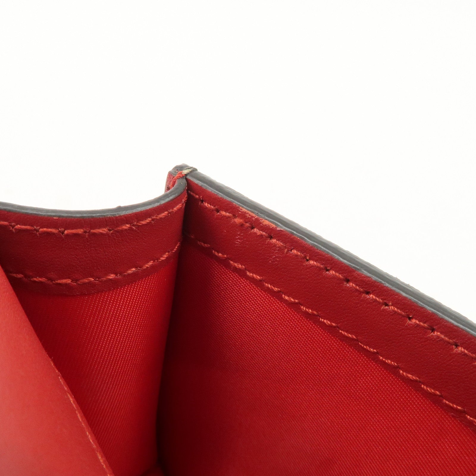 GUCCI GG Supreme Leather Cherry Chain Shoulder Bag Beige Red 481291