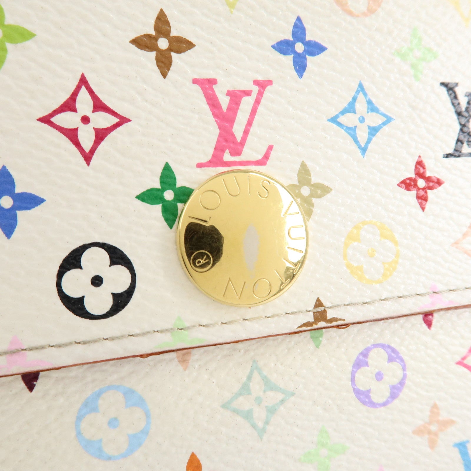 Louis Vuitton Monogram Multicolor Portefeuille Sarah Long Wallet Used