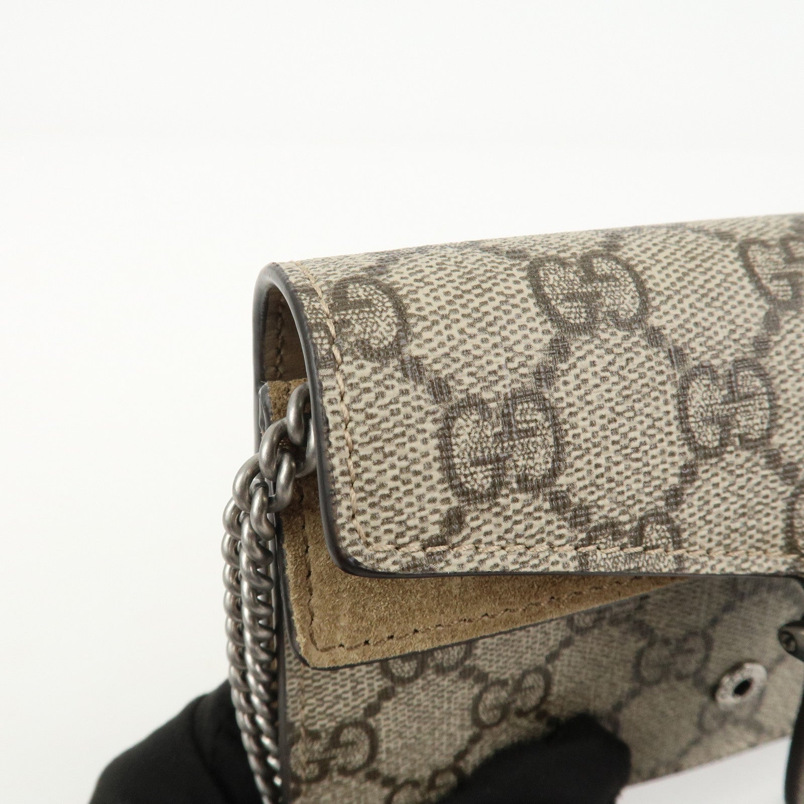 GUCCI Dionysus Super Mini Bag Leather Chain Shoulder Bag 476432