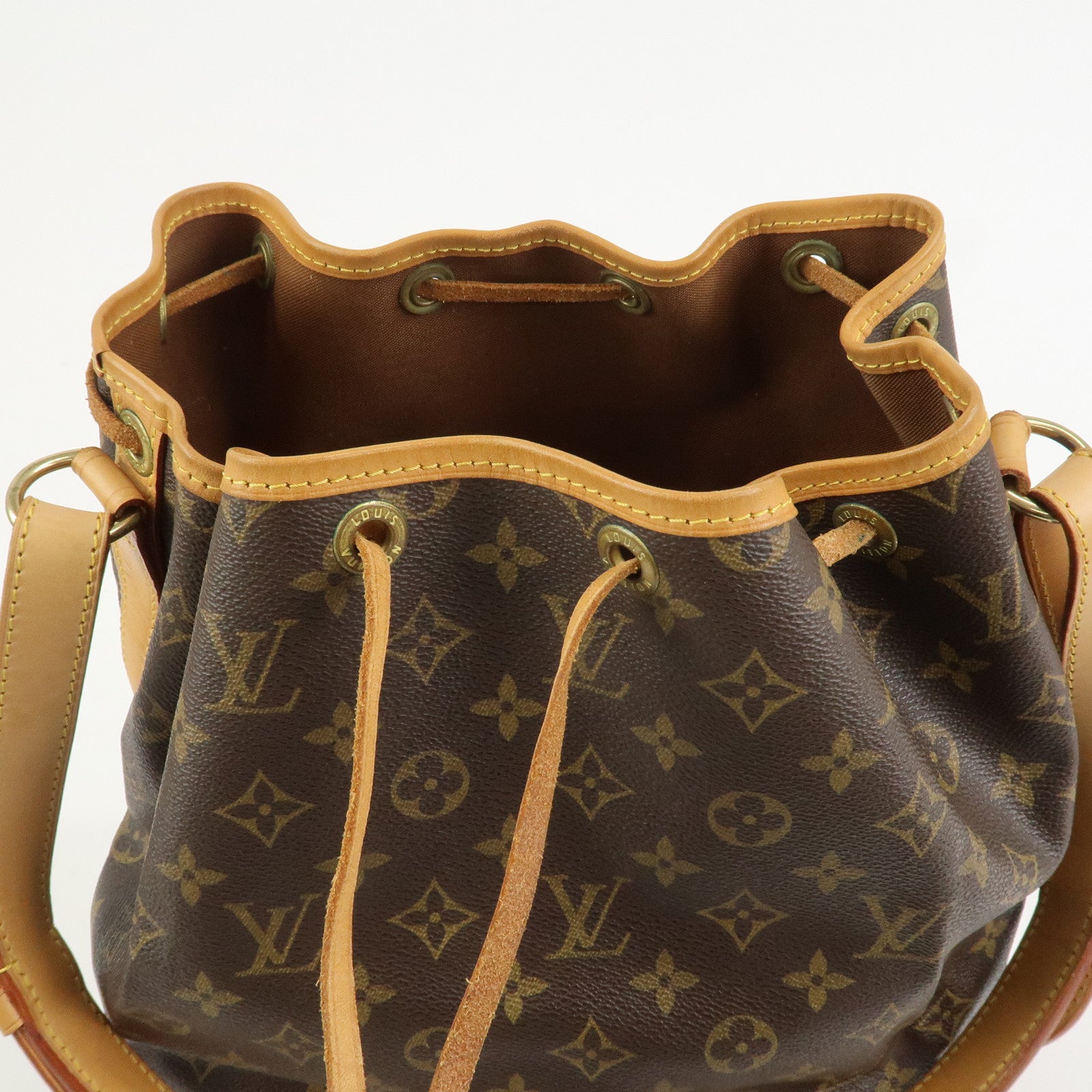 Louis Vuitton Monogram Noe Shoulder Bag Hand Bag Brown M42224